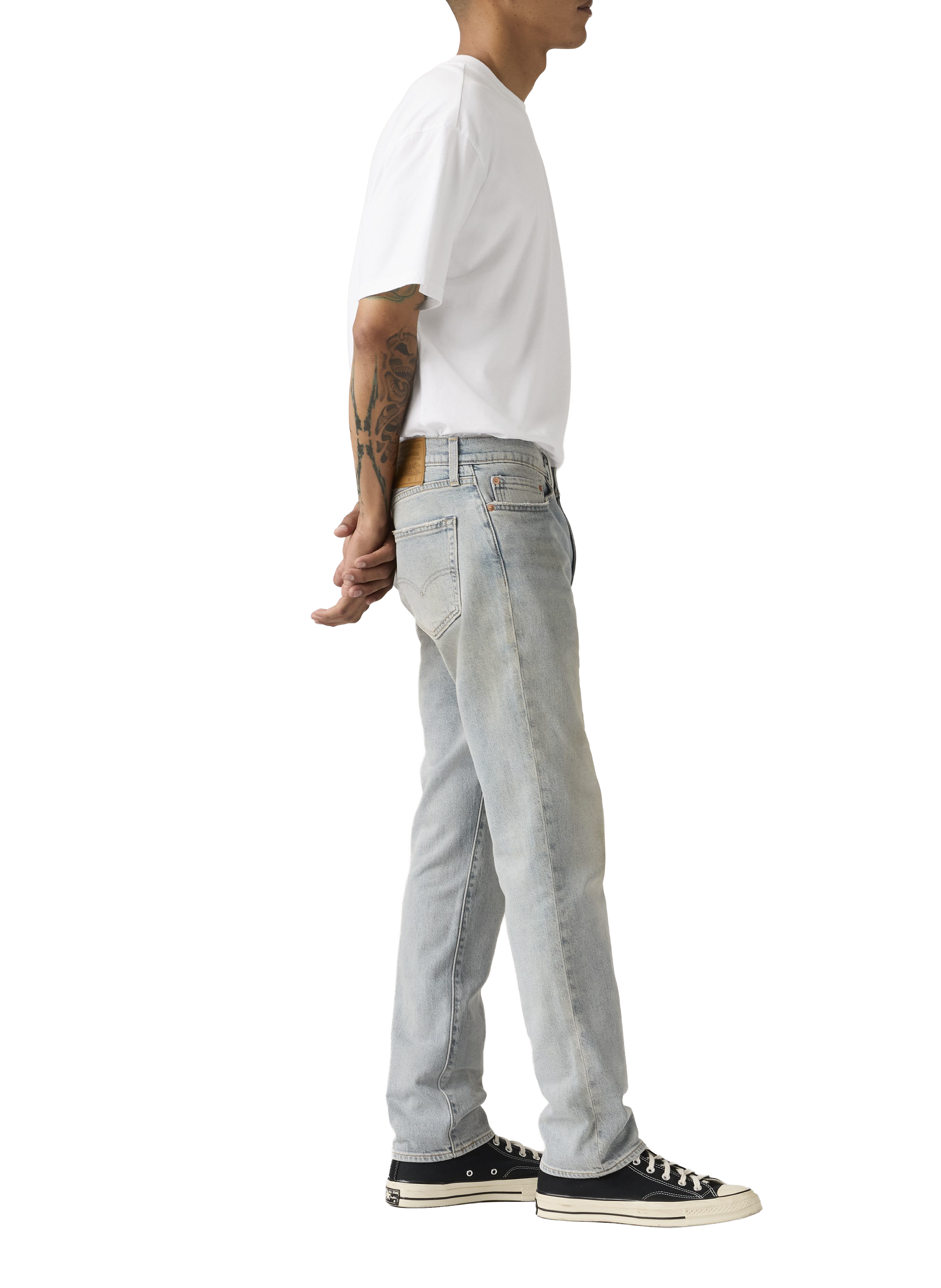 511 Straight Leg Washed Cotton Jeans LEVI'S Blue