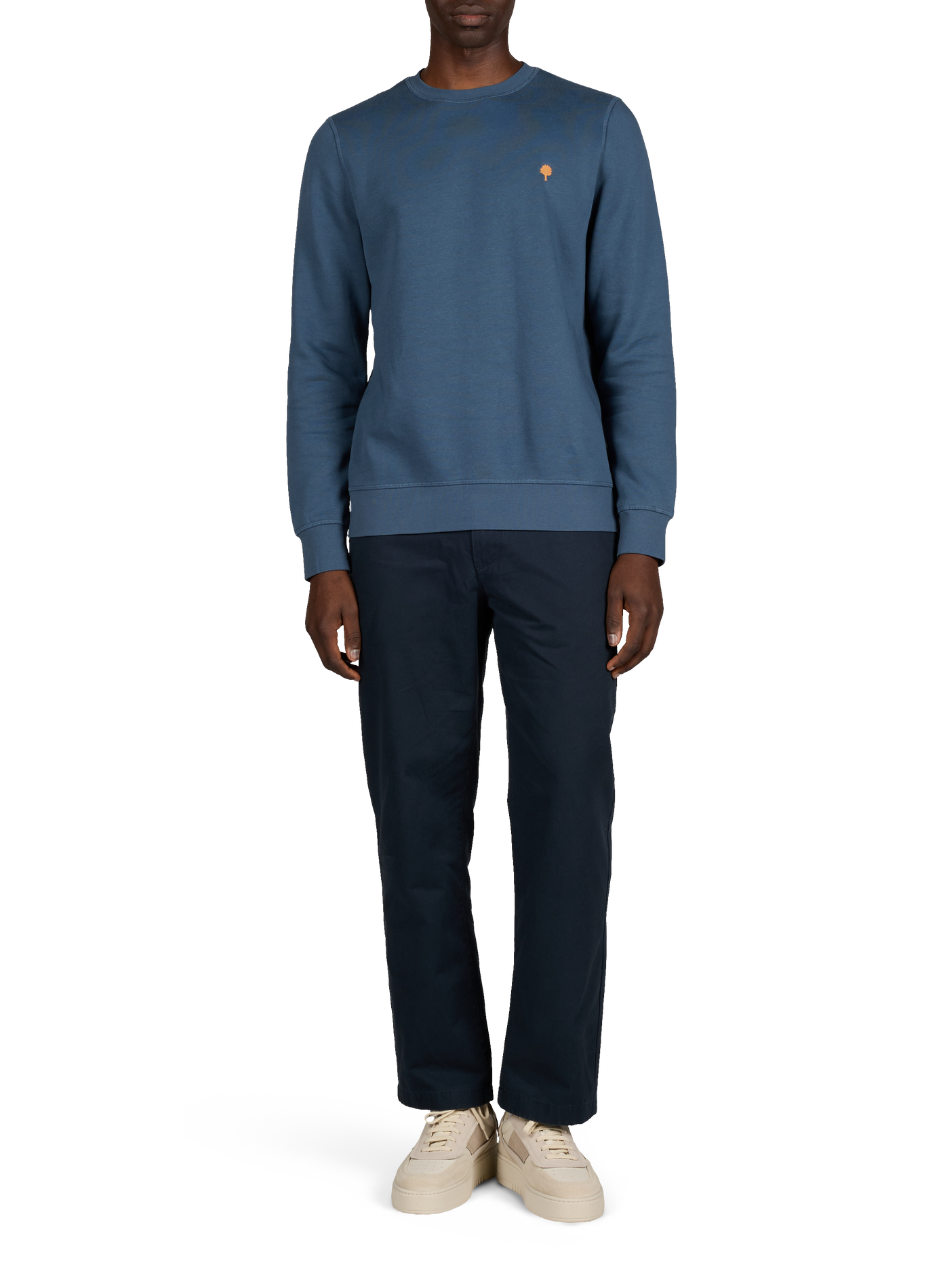 Straight Donzy sweatshirt in blended cotton Blue