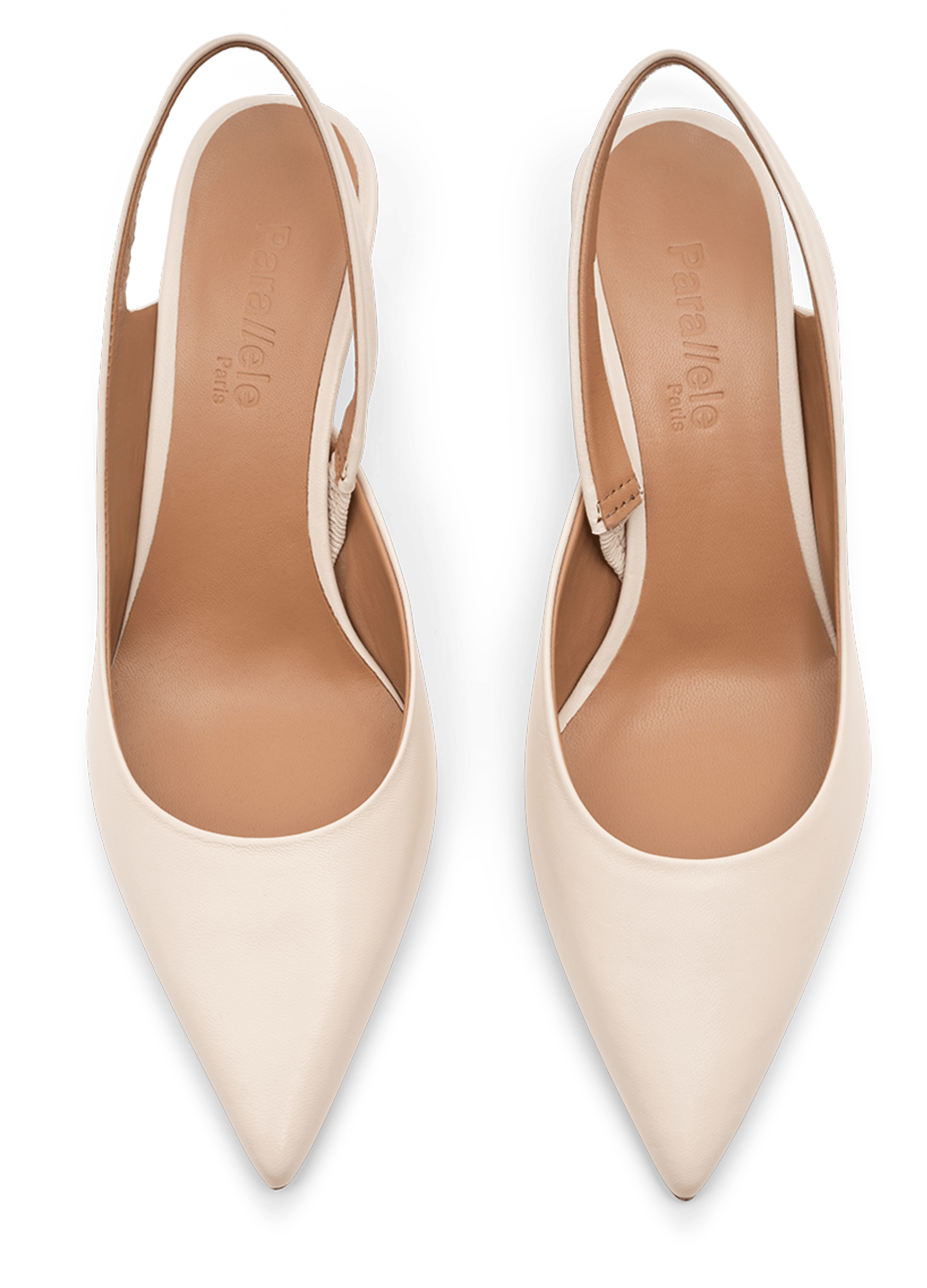 Sling back jadea en nappa PARALLELE Blanc