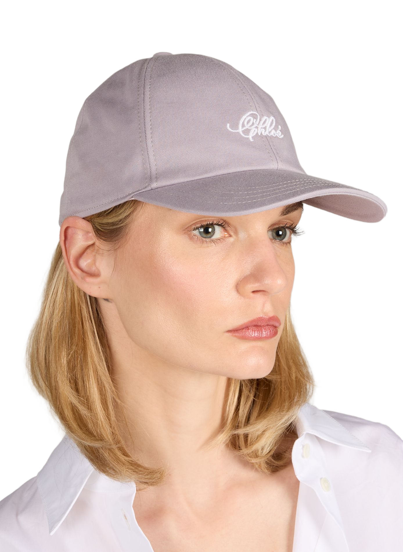 Cap with cotton charm CHLOÉ Purple
