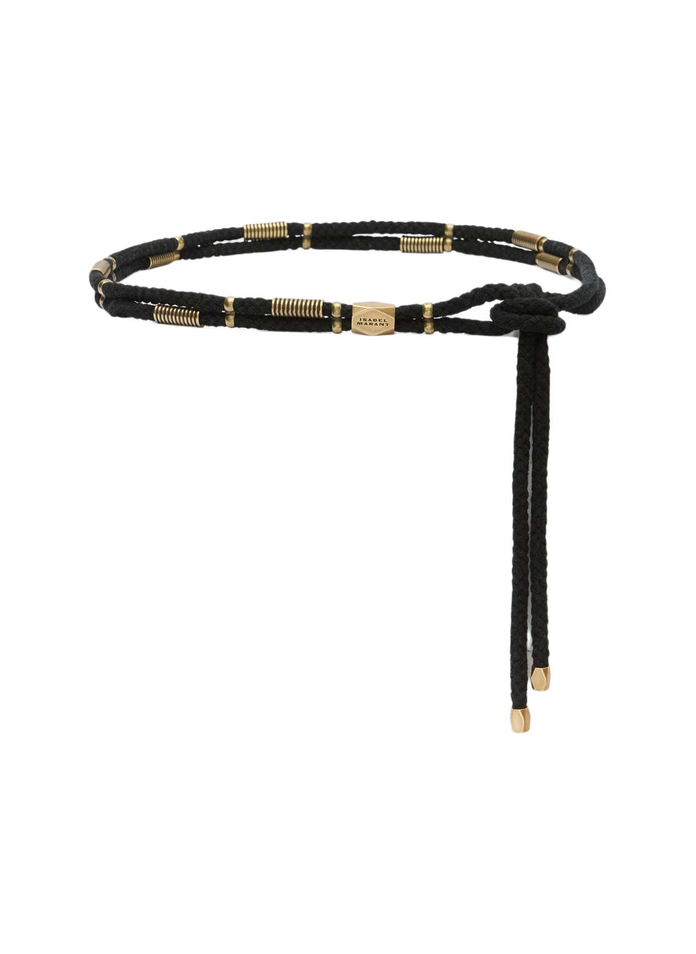 Ceinture double Sayka en coton ISABEL MARANT Noir