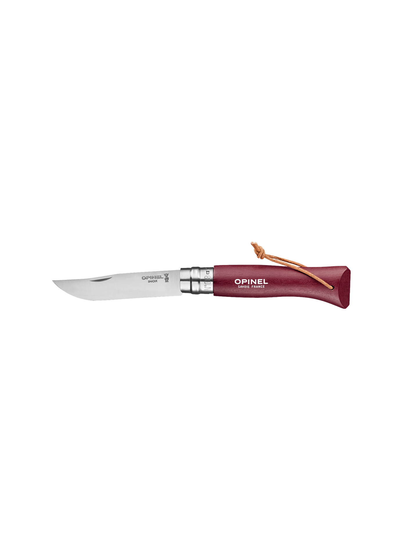 Couteau Baroudeur en acier inoxydable OPINEL Rouge