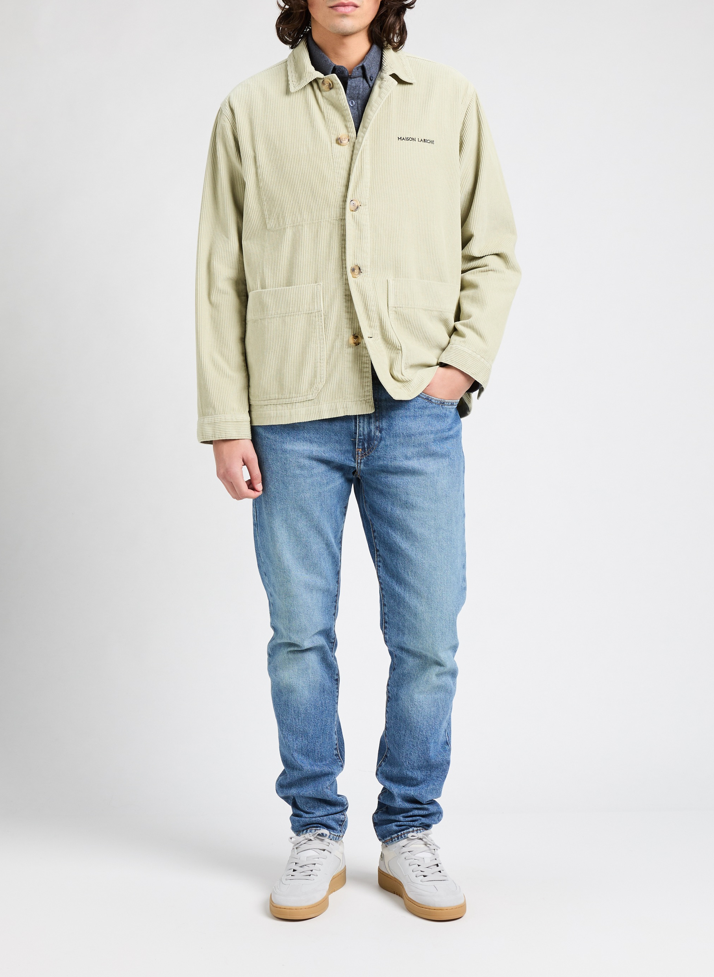 Chaqueta de pana Sébasto MAISON LABICHE Gris