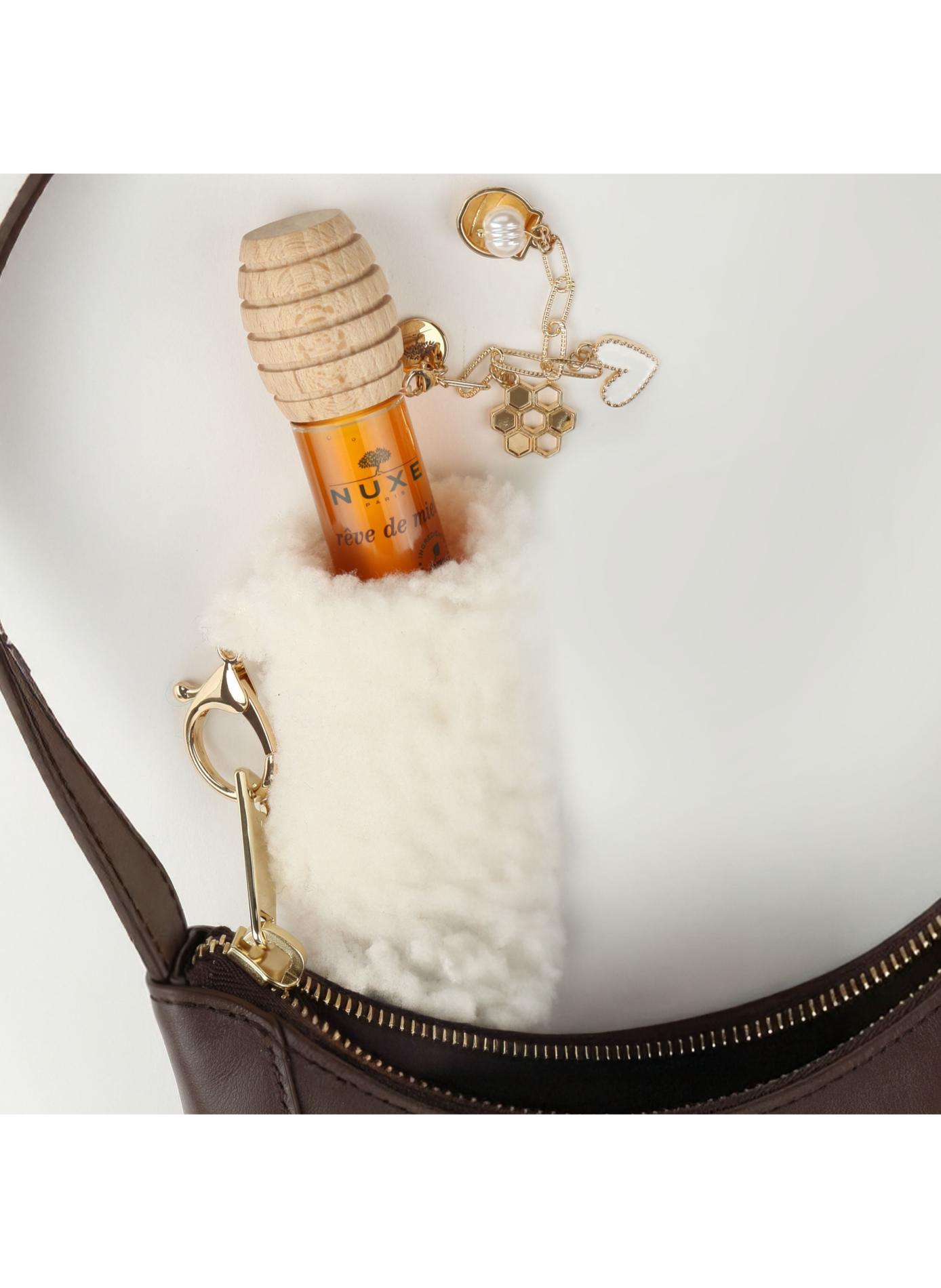 Nourishing Lip Balm Rêve de Miel® with case and charms NUXE No color