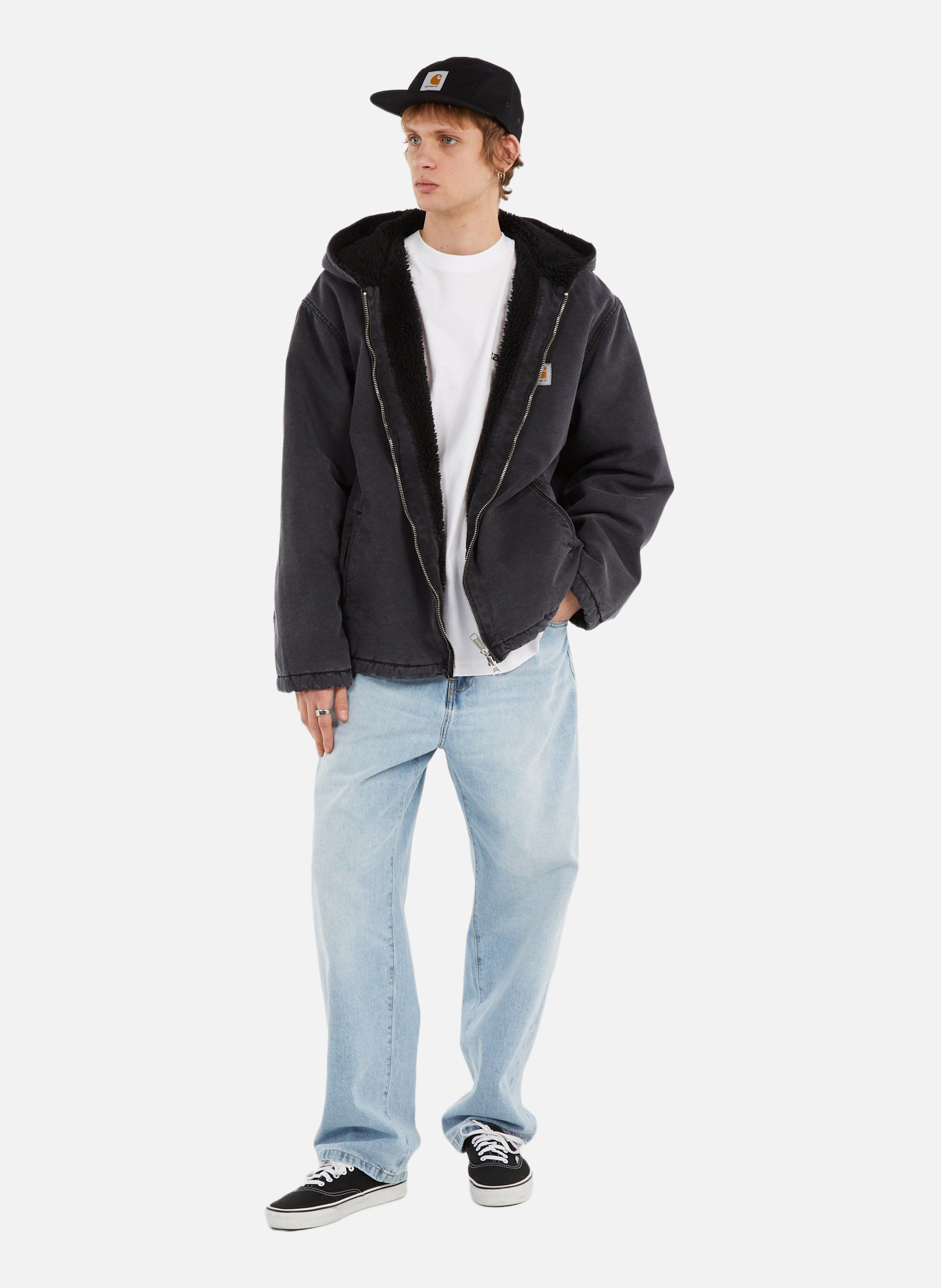 Veste à capuche mitch jacket CARHARTT WIP Noir