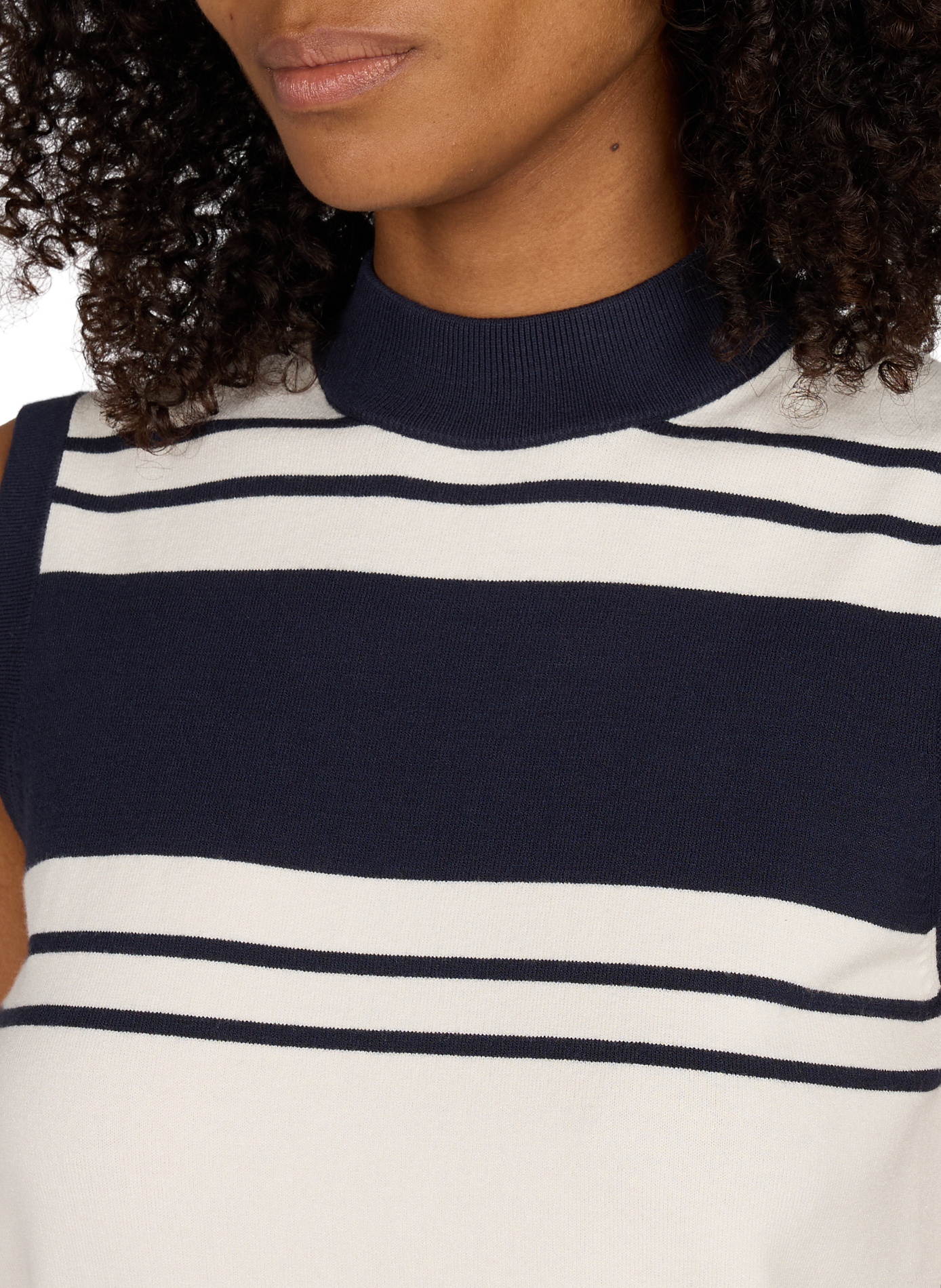 Sleeveless striped sweater MAX MARA WEEK END Blue