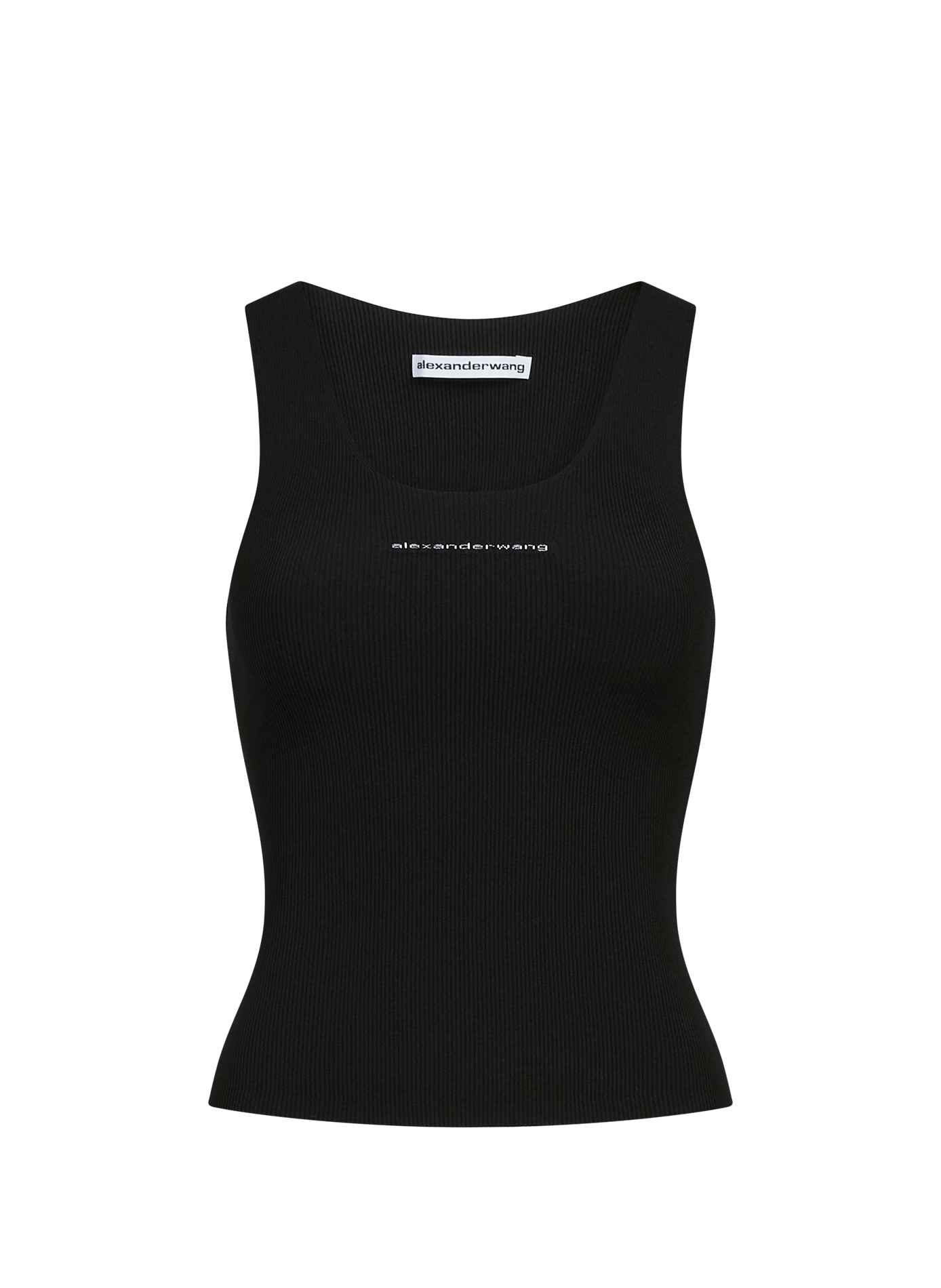 Round neck tank top ALEXANDER WANG Black