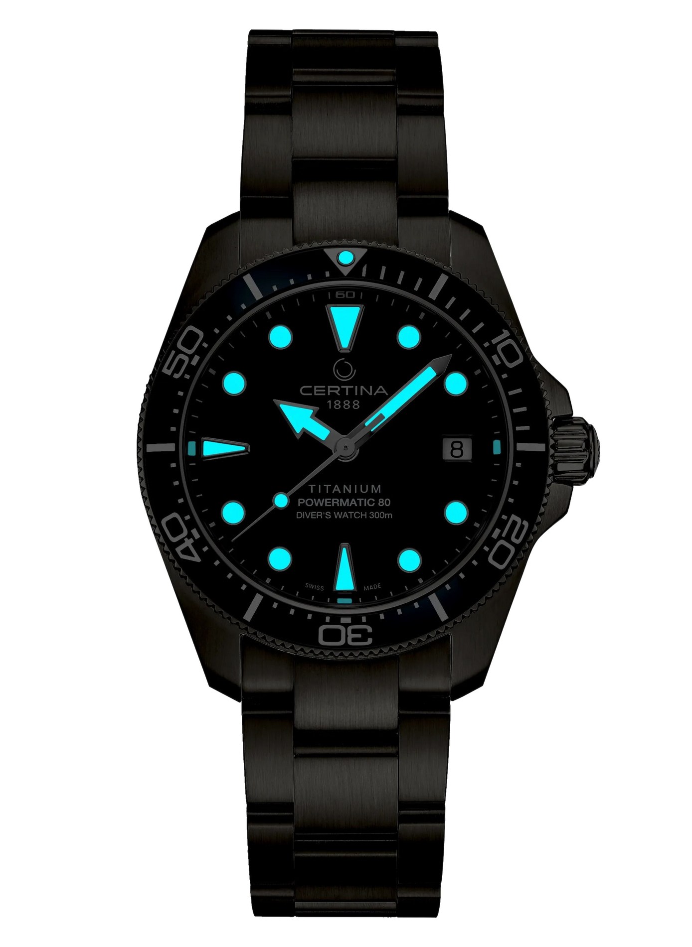 Montre automatique DS ACTION DIVER en titane CERTINA Gris