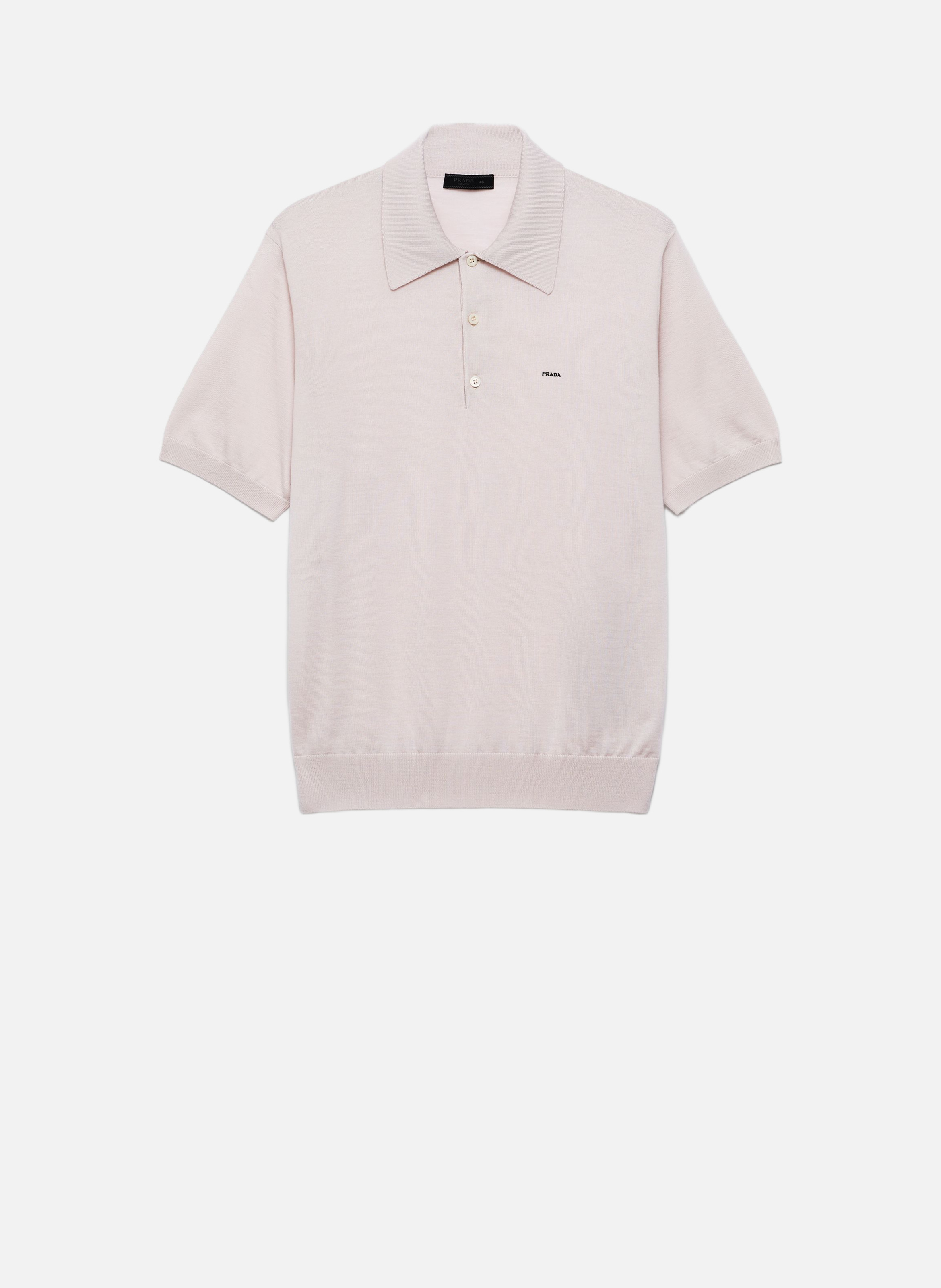 Polo en laine extra fine PRADA Beige