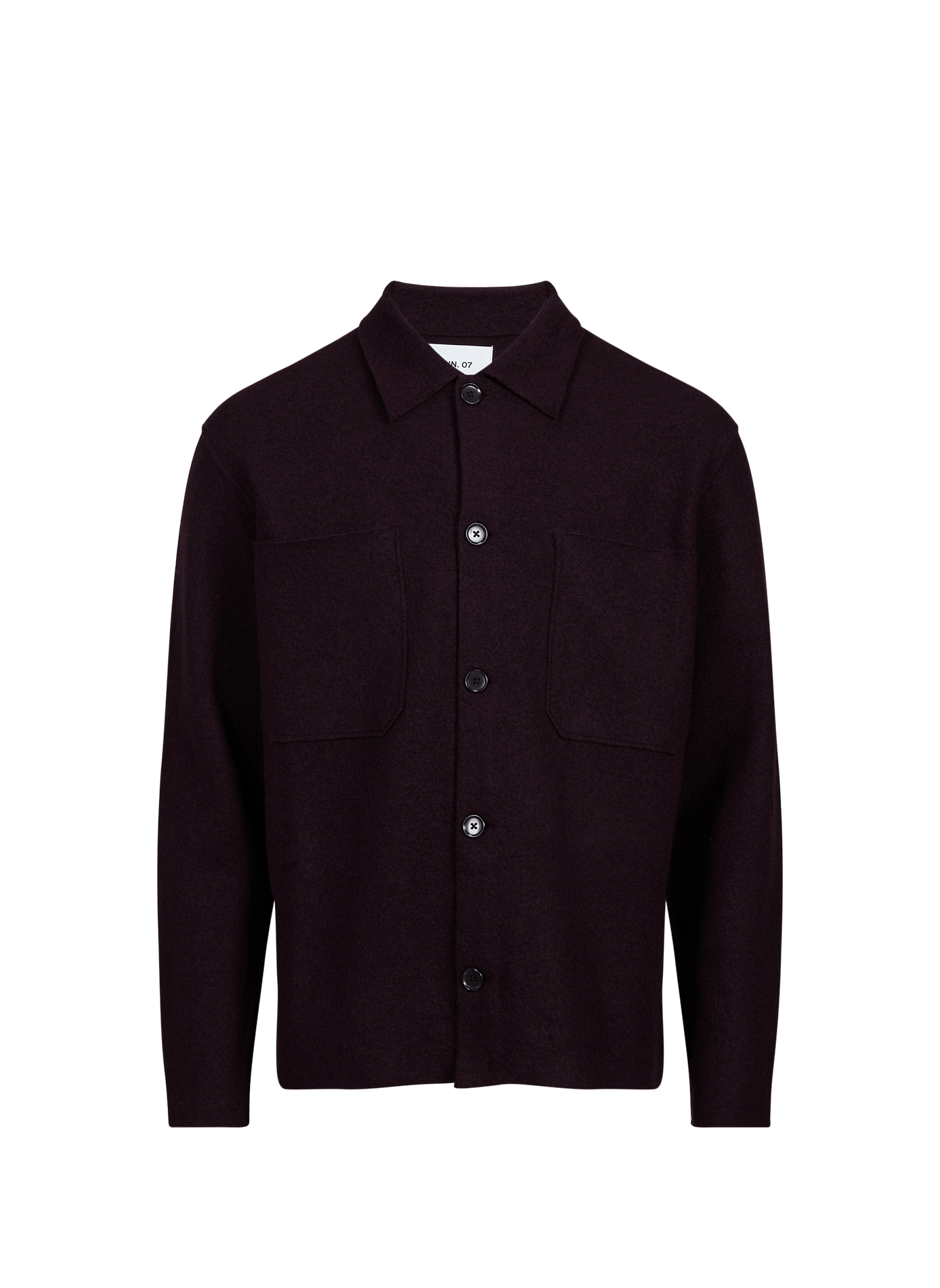 Rechte wollen overshirt NN.07 Rood