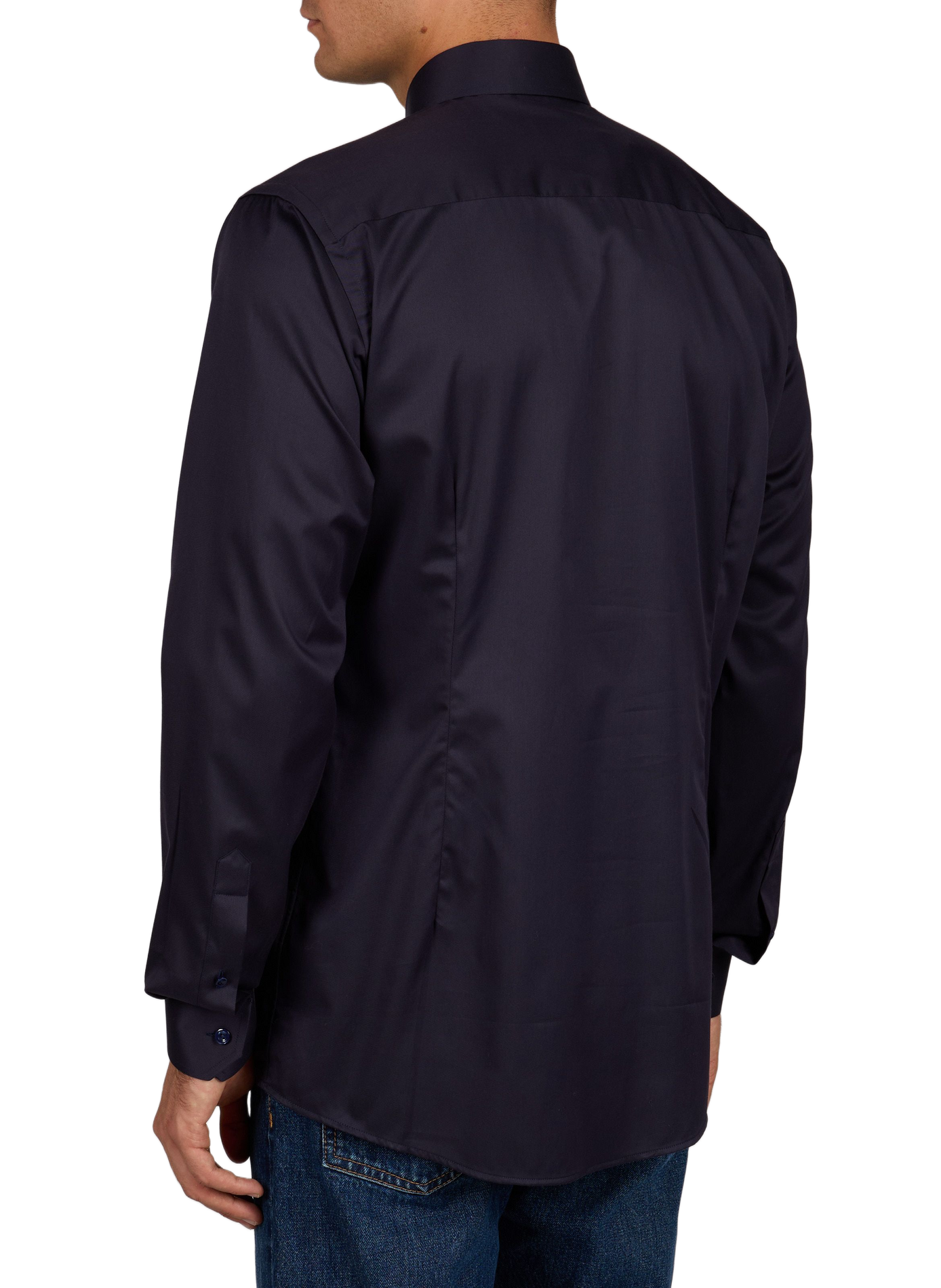 Solid button-down shirt ETON Blue