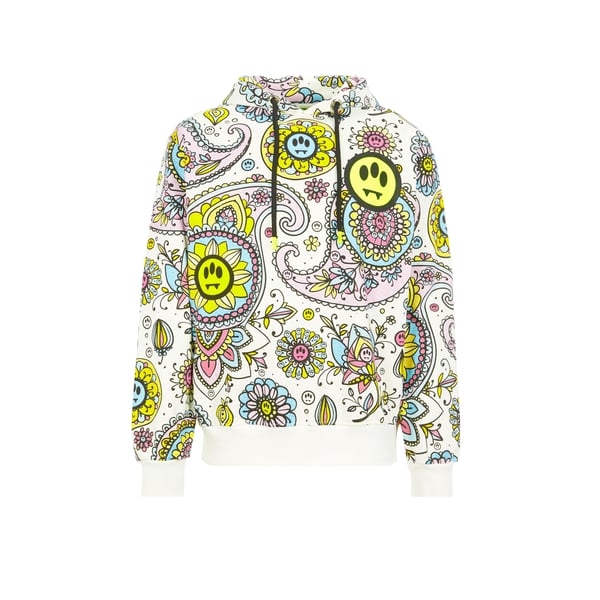 Hoodie à imprimé en coton