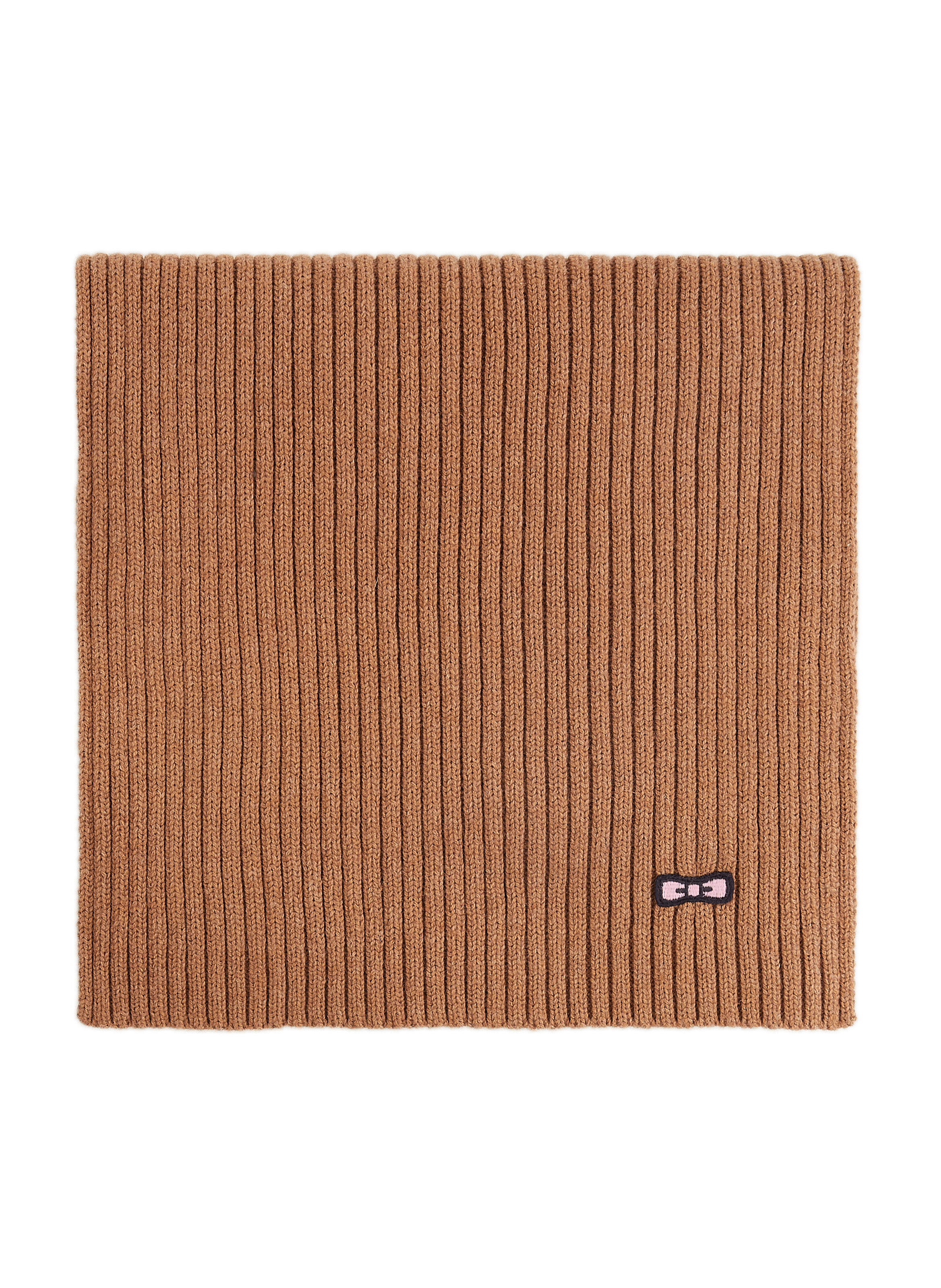 Écharpe en laine et coton mélangé