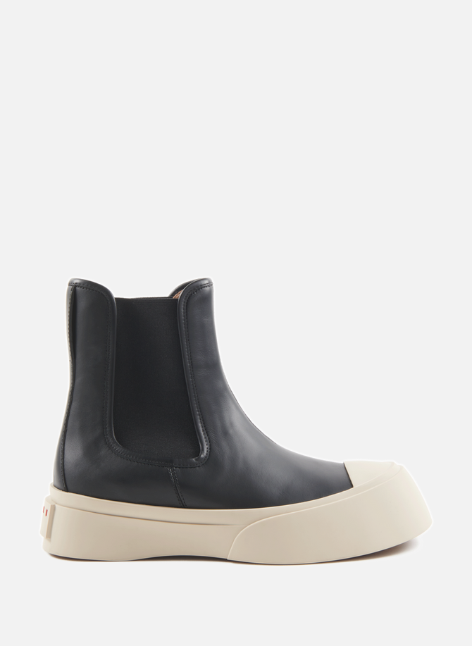 MARNI leather ankle boots