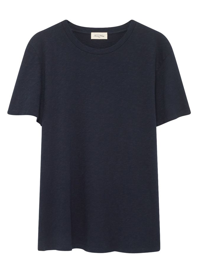 Tee-shirt regular-fit à col rond en coton bysapick AMERICAN VINTAGE