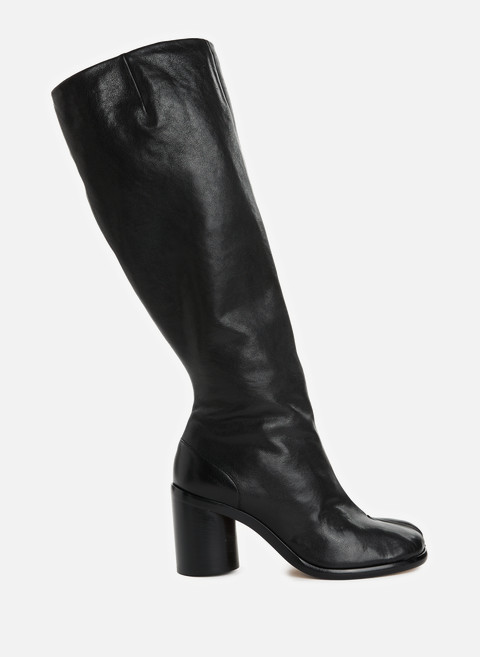 Black leather bootsMAISON MARGIELA 