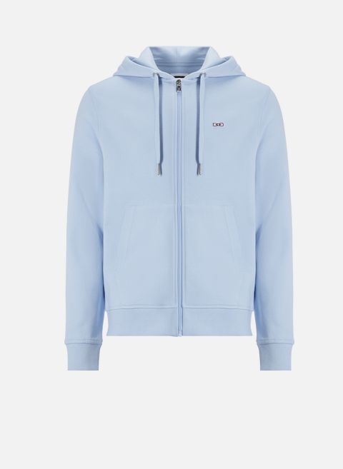 Zip-up cotton hoodie BlueEDEN PARK 