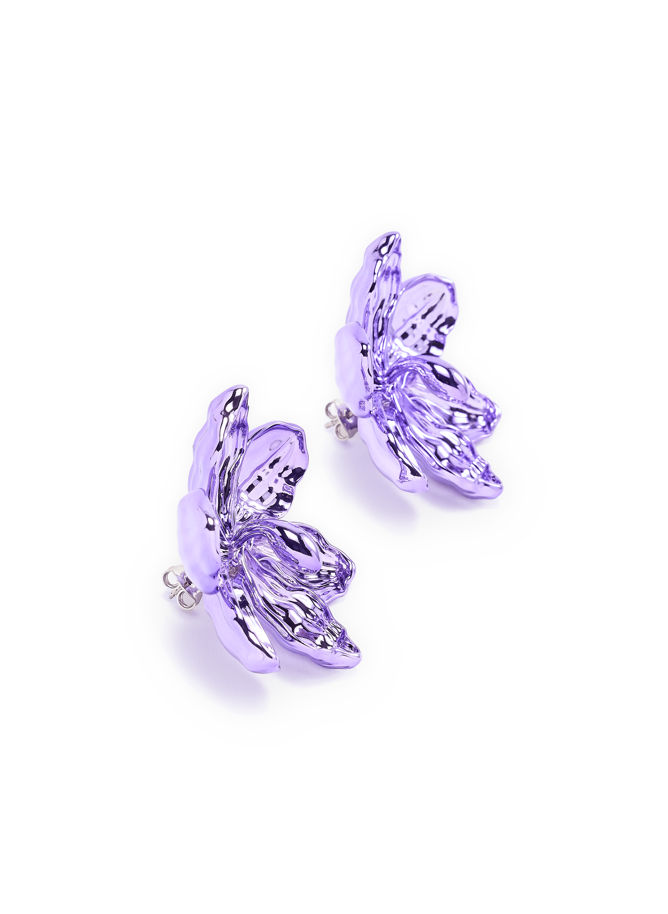 Ohrringe Iris HUGO KREIT Violett