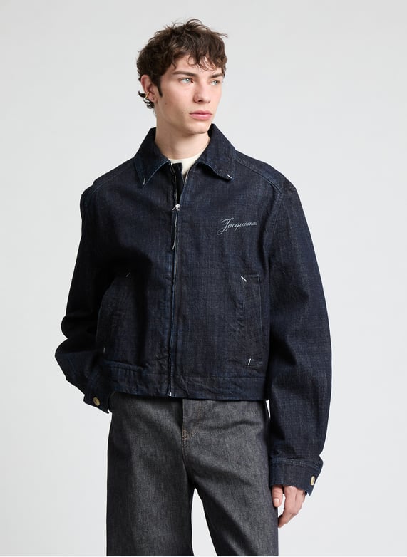 La veste de-Nîmes Canevas | Bleu by JACQUEMUS La veste de-Nîmes Canevas Bleu