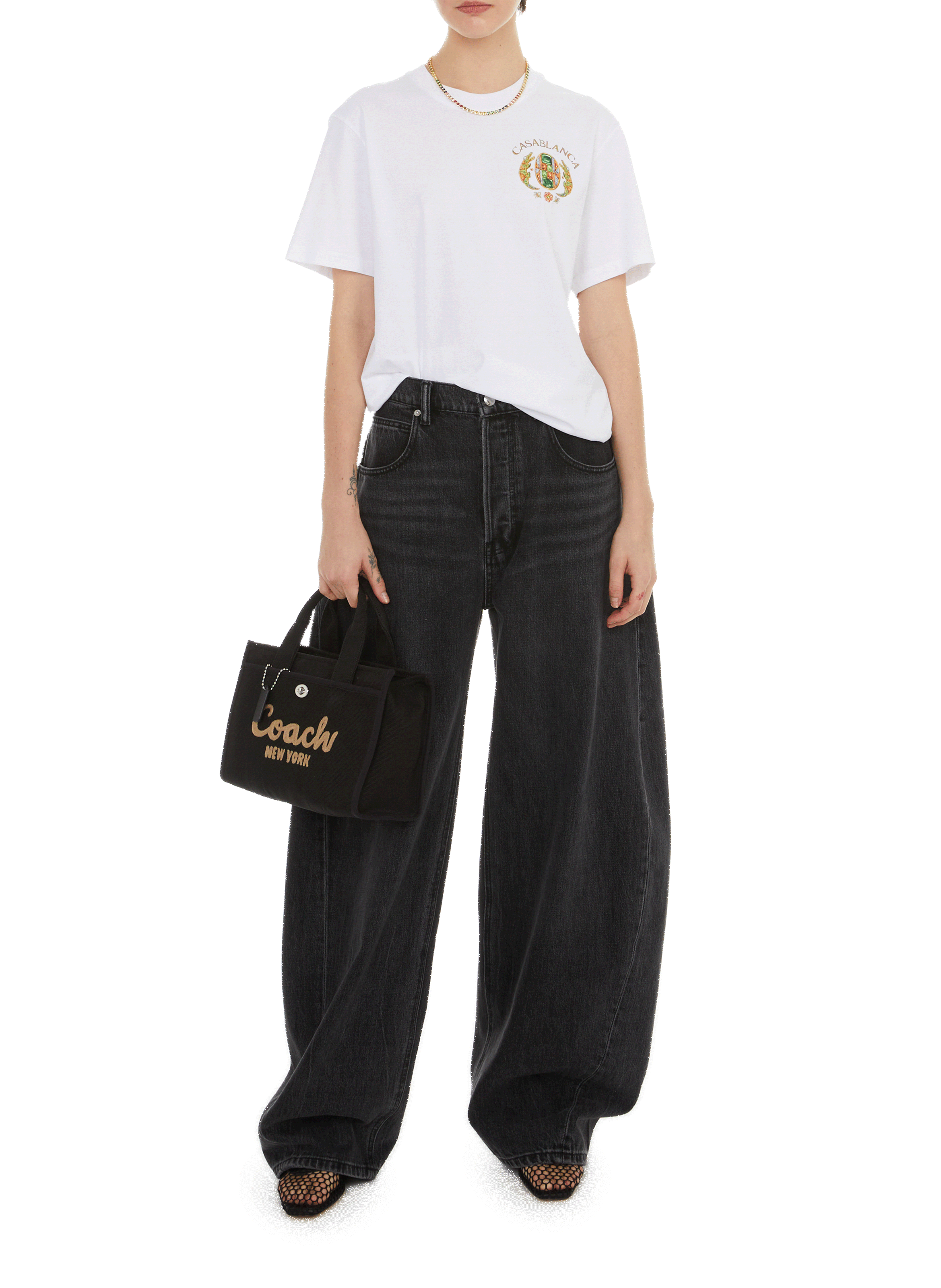 Escarpins en cuir Noir