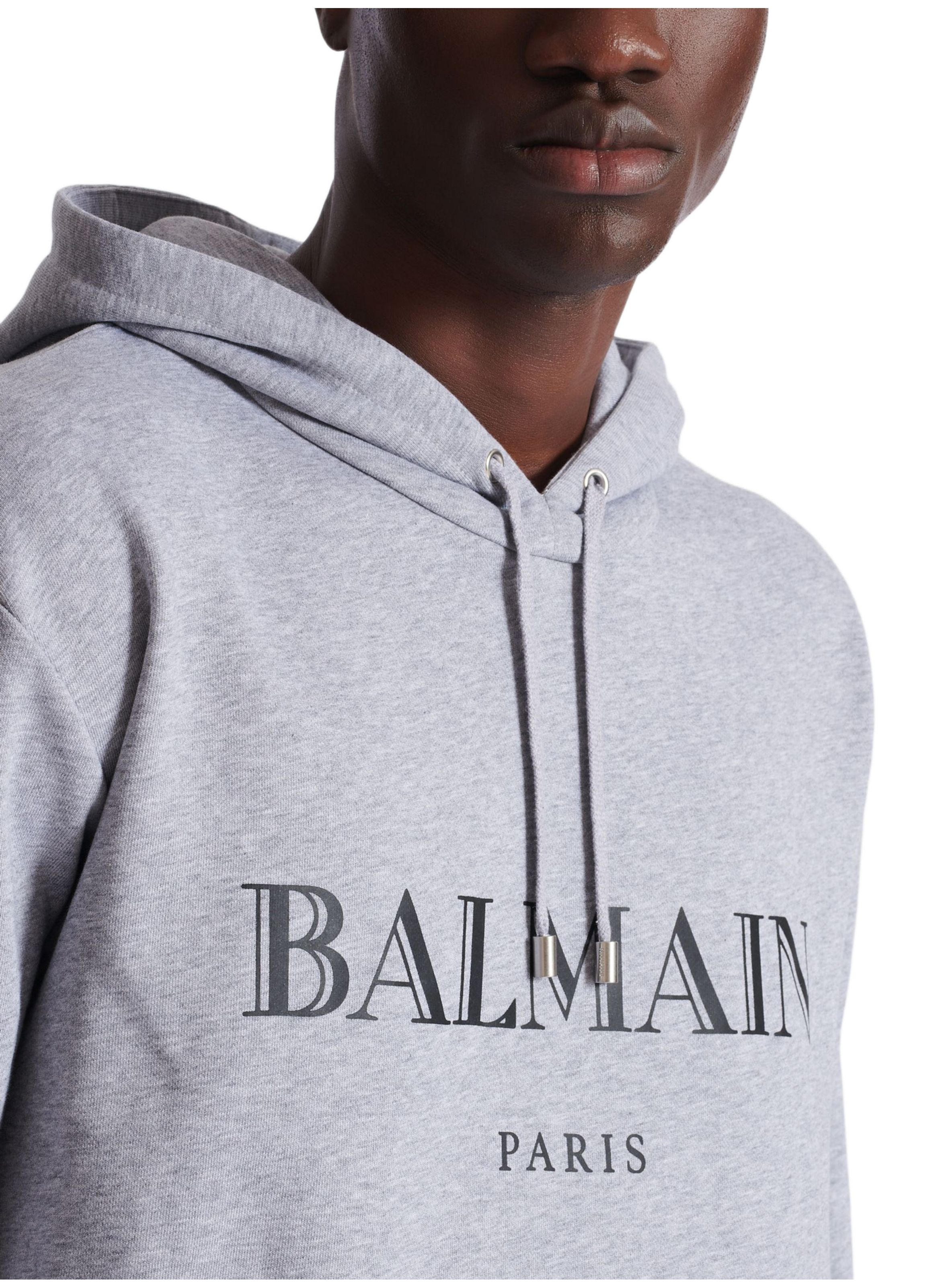 Hoodie imprimé balmain BALMAIN Gris