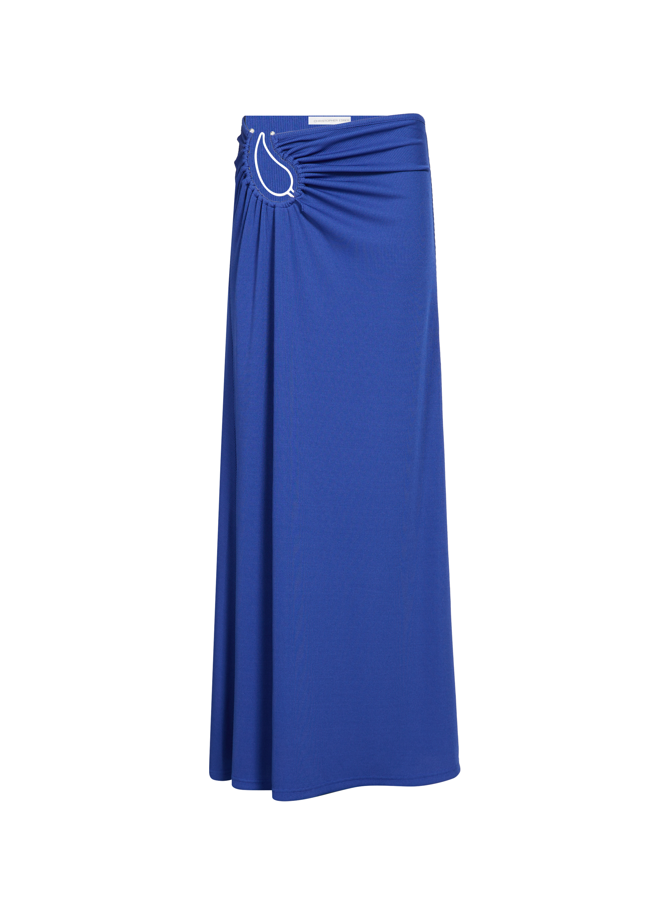 Jupe côtelé  CHRISTOPHER ESBER Bleu
