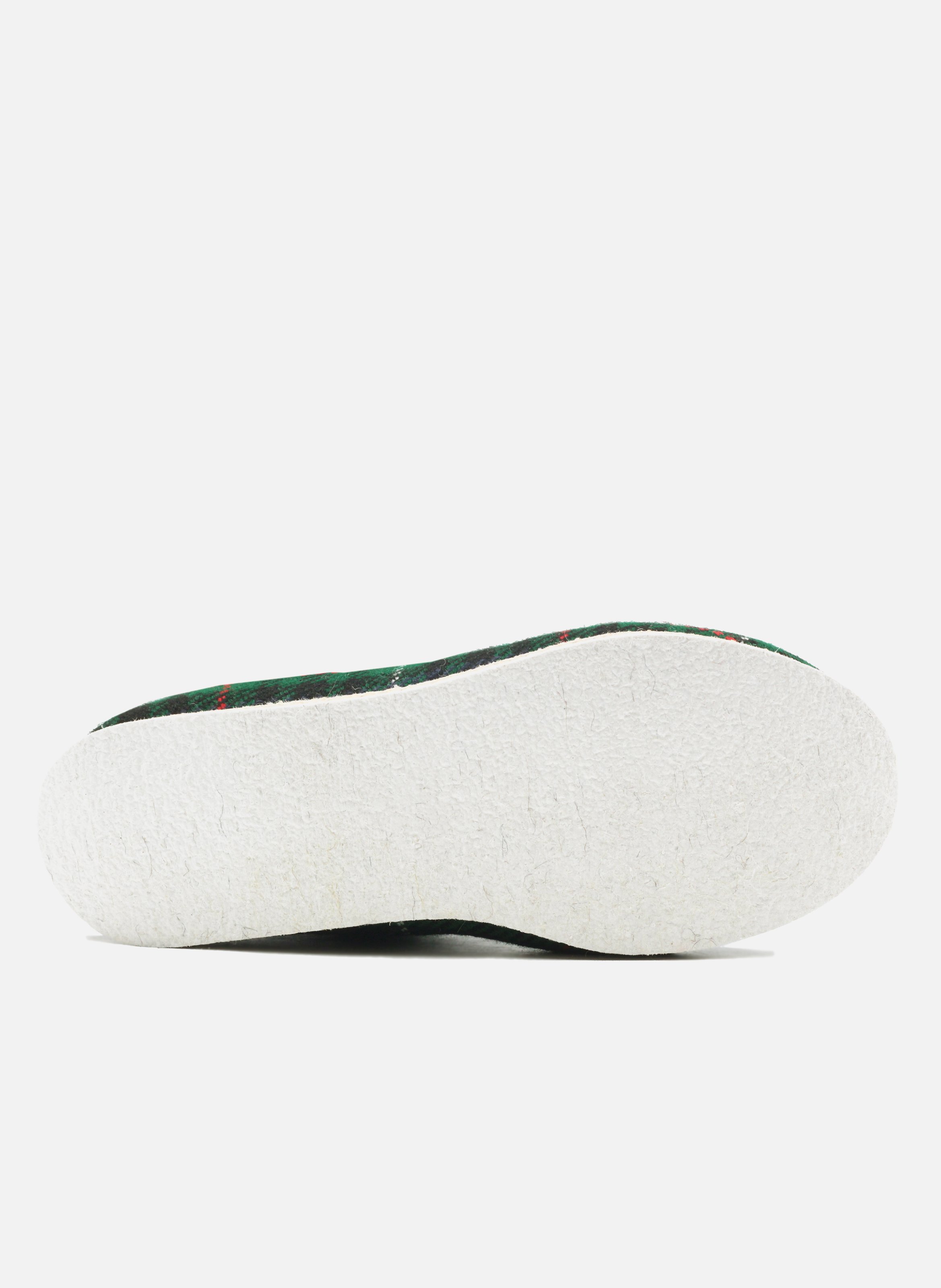 Charentaises tissu JULES & JENN Vert