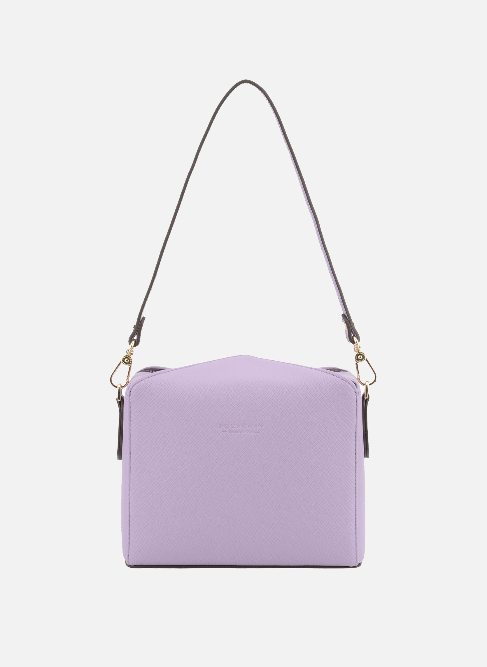 POURCHET Cassetta toile - sac porté épaule Violet