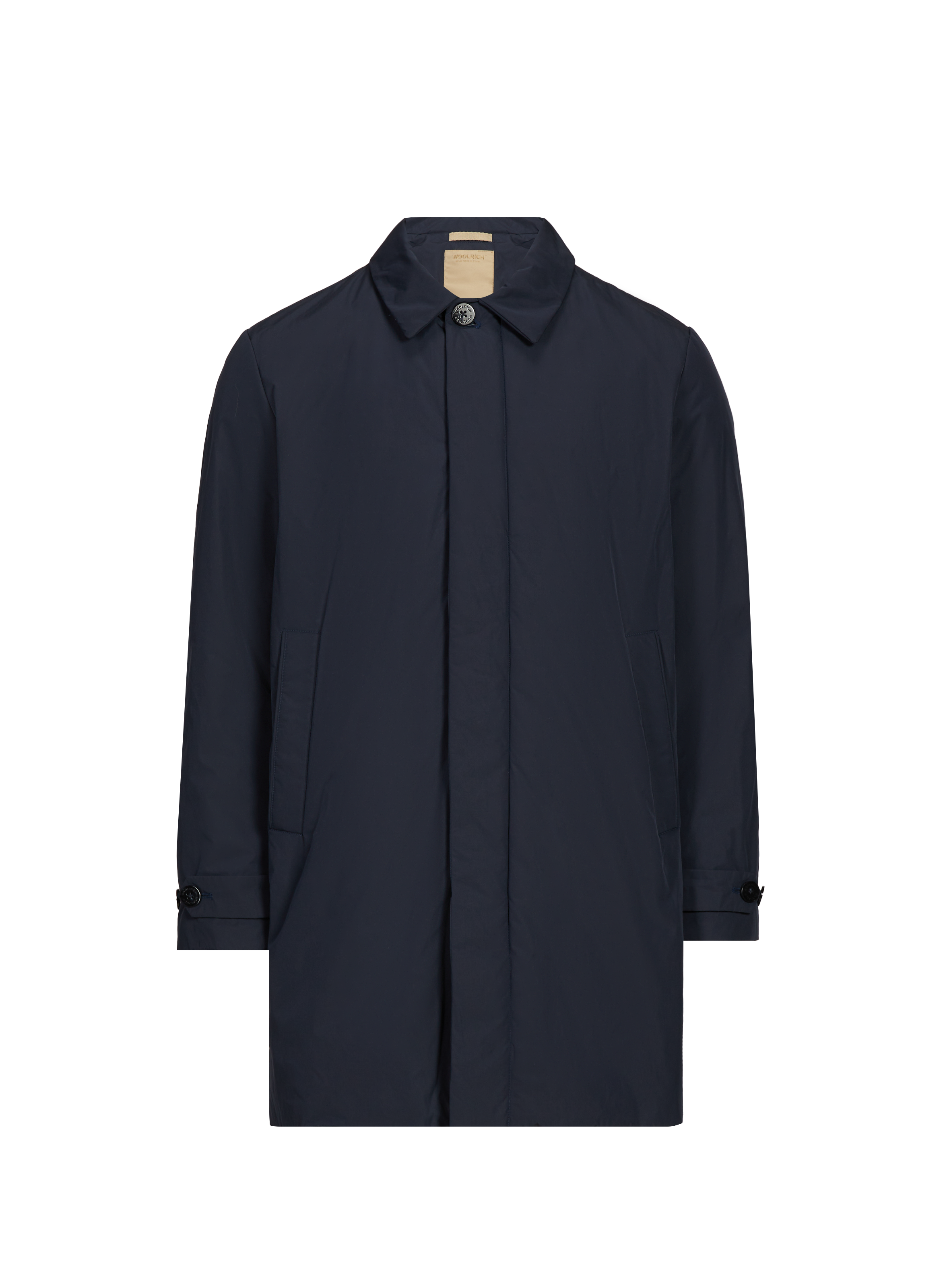 WOOLRICH Blouson droit col classique Bleu