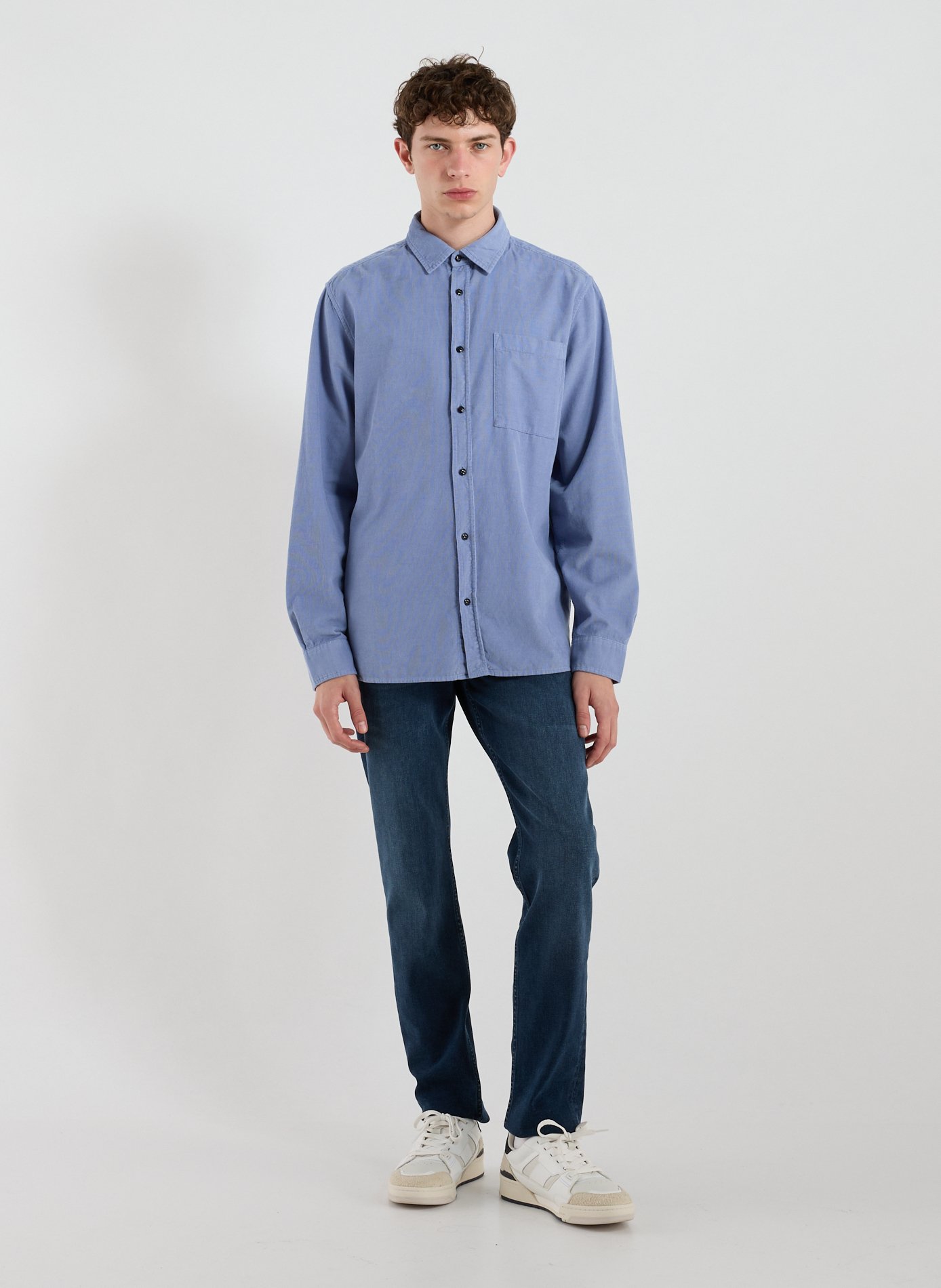 Chemise en velours côtelé  WOOLRICH Bleu