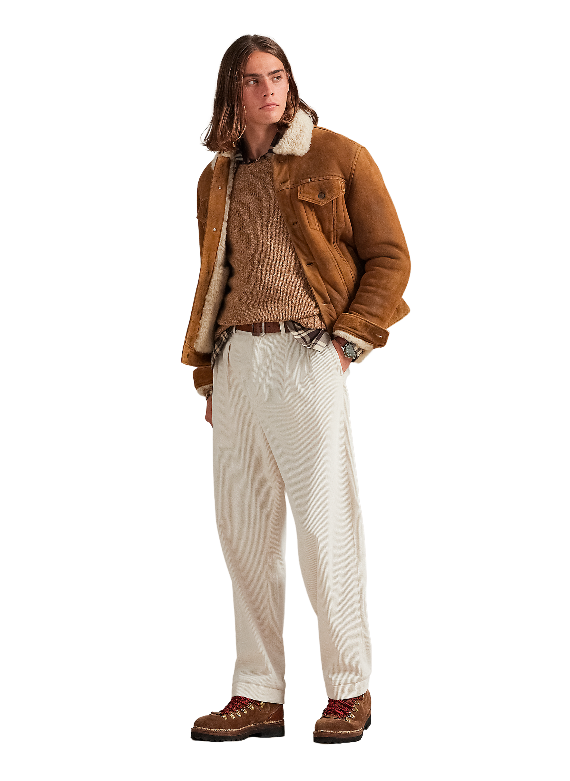 Mixed wool sweatshirt POLO RALPH LAUREN Beige