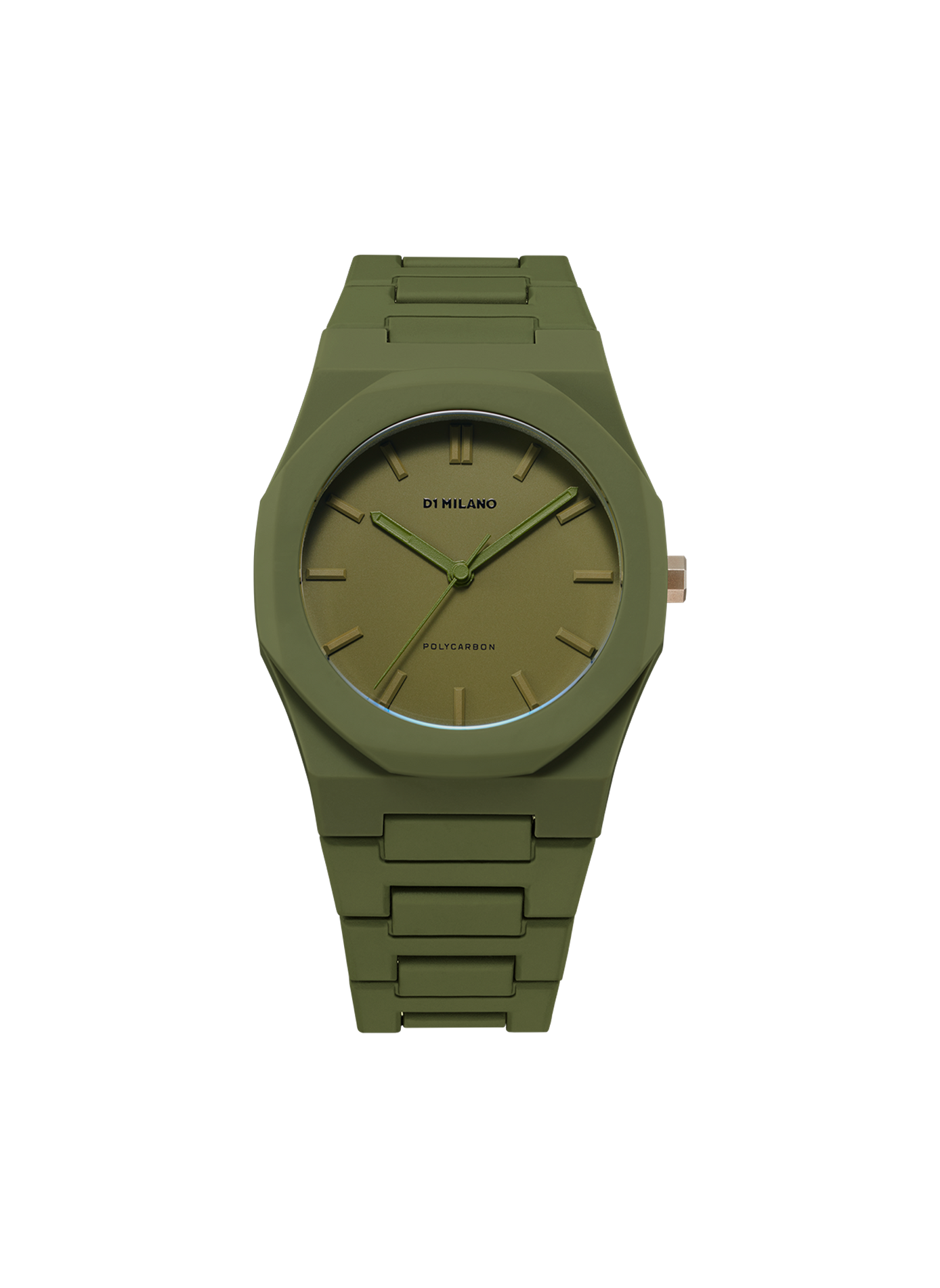 Montre Military en polycarbonate soft touch D1 MILANO Vert
