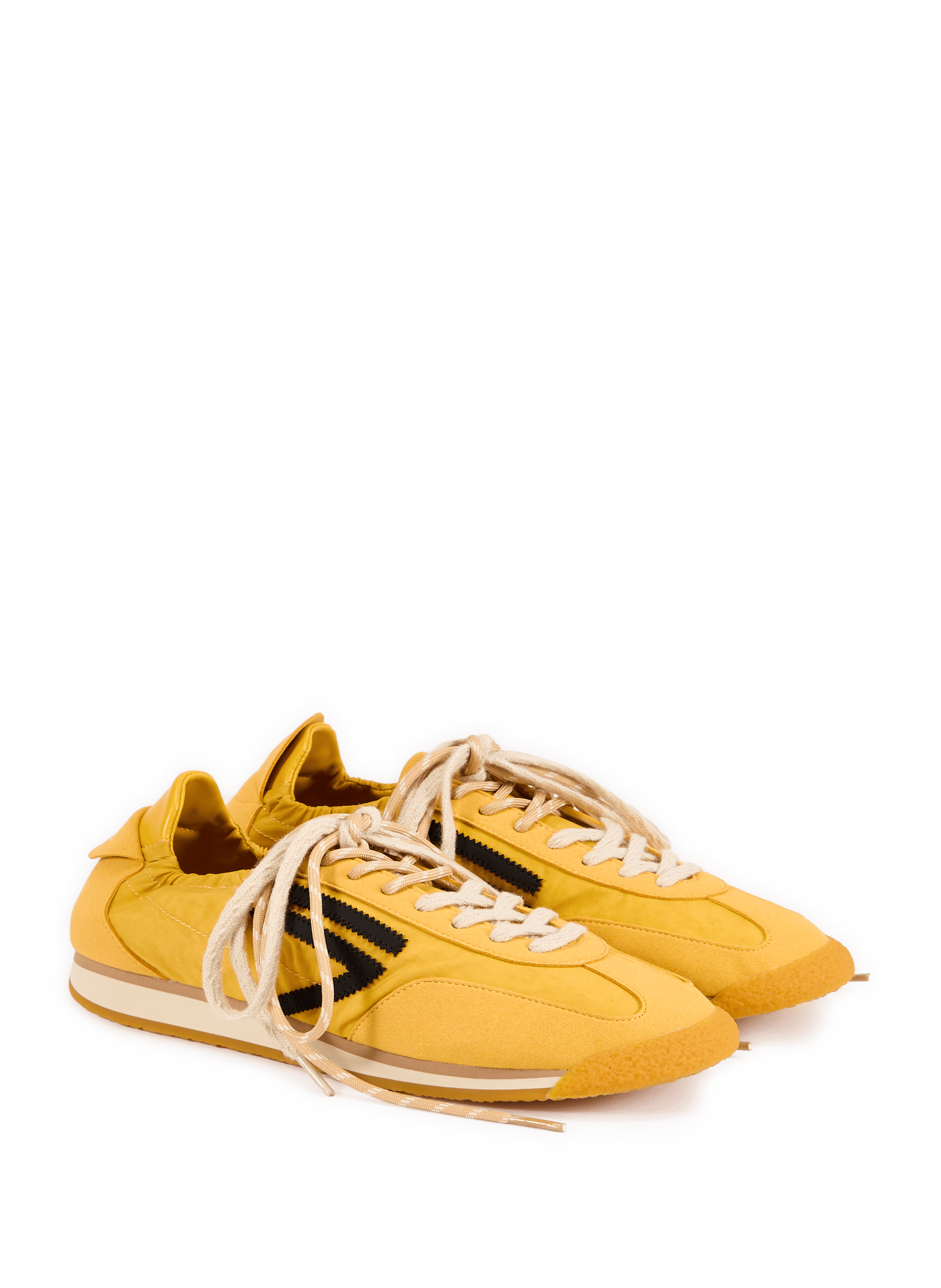 Panther double lace sneakers PURAAI Yellow