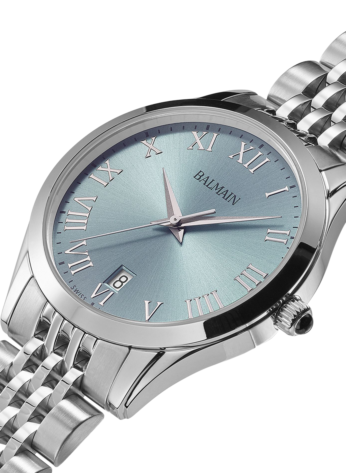 Montre analogique Quartz Classic R en acier inoxydable BALMAIN WATCHES Argent