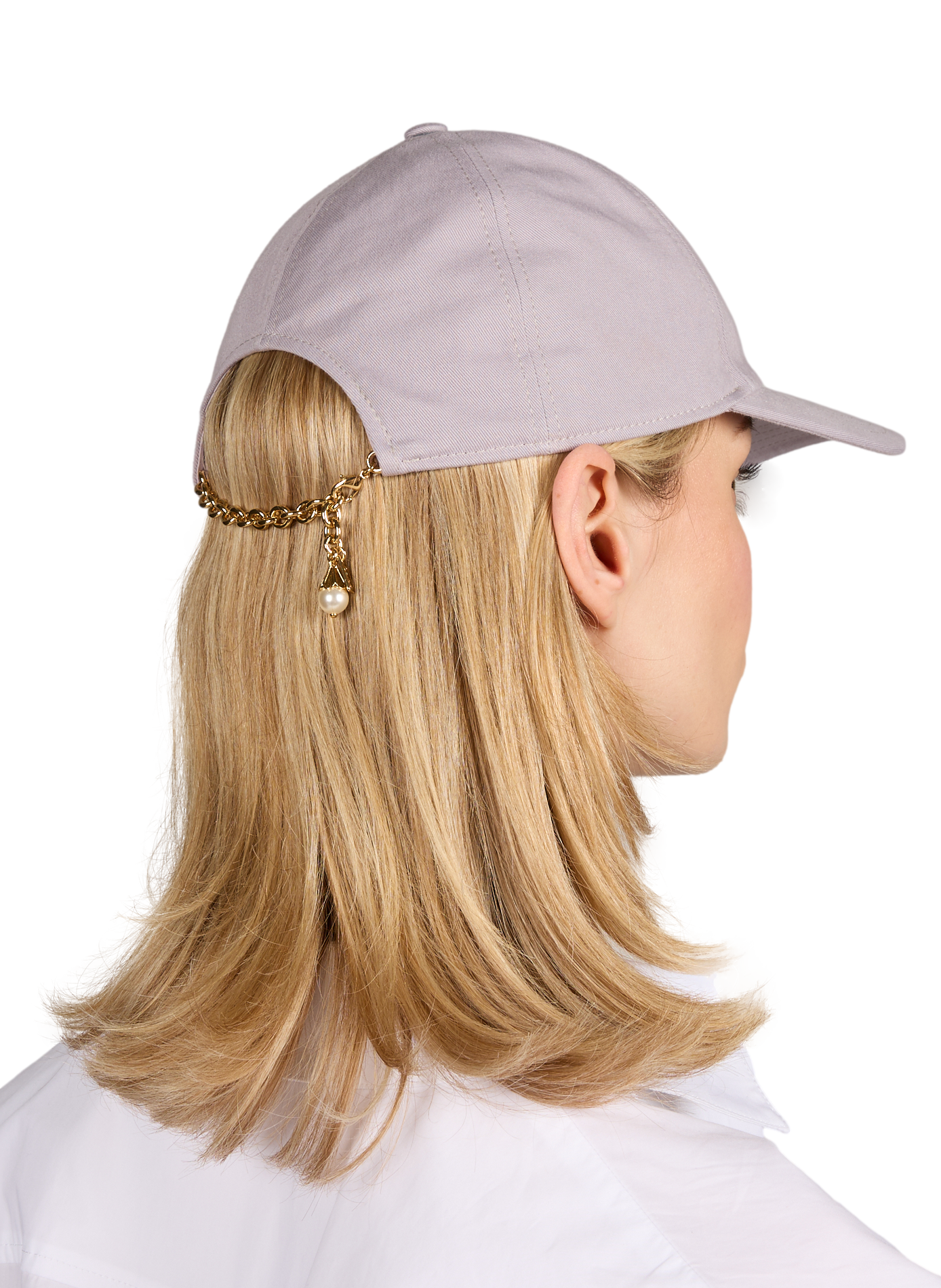 Cap with cotton charm CHLOÉ Purple