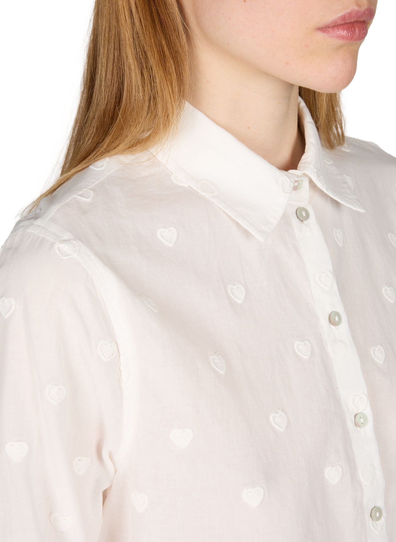 Camicia Vivalenta con ricamo VILA Bianco