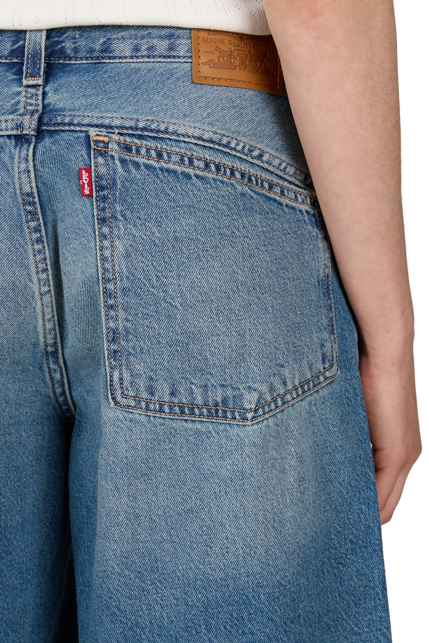 Short baggy in cotton denim LEVI'S Blue