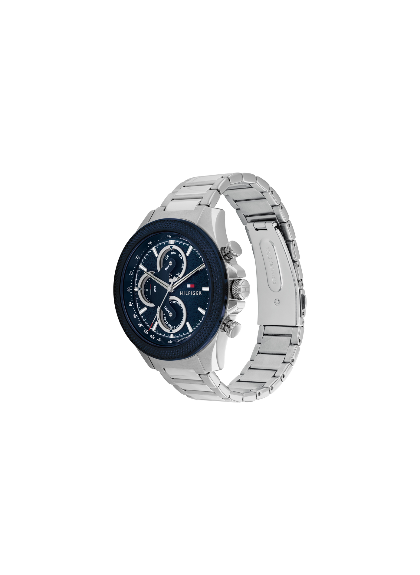 Quartz watch in stainless steel TOMMY HILFIGER MONTRES Blue
