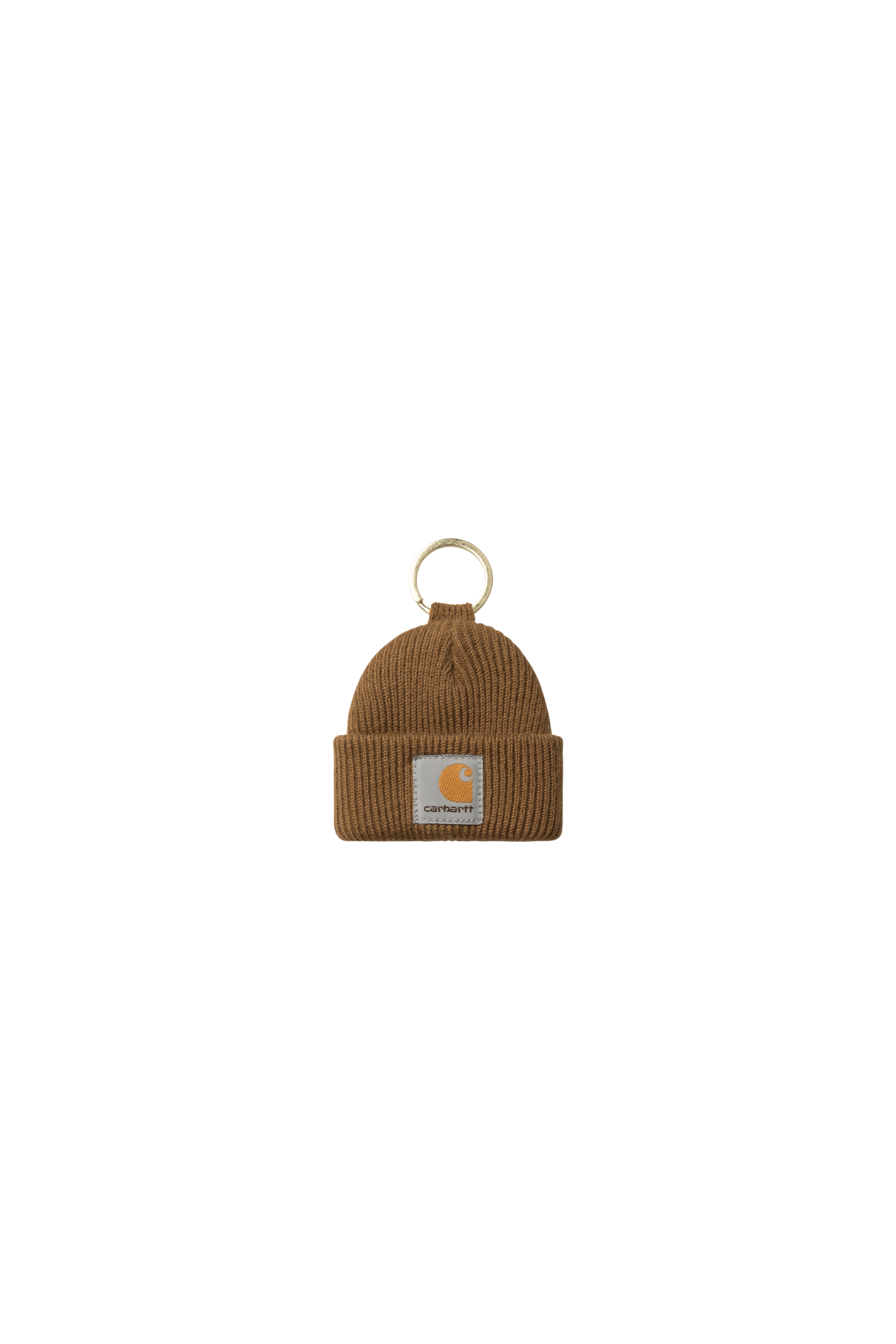 Porte-clés mini watch hat keychain CARHARTT WIP Marron