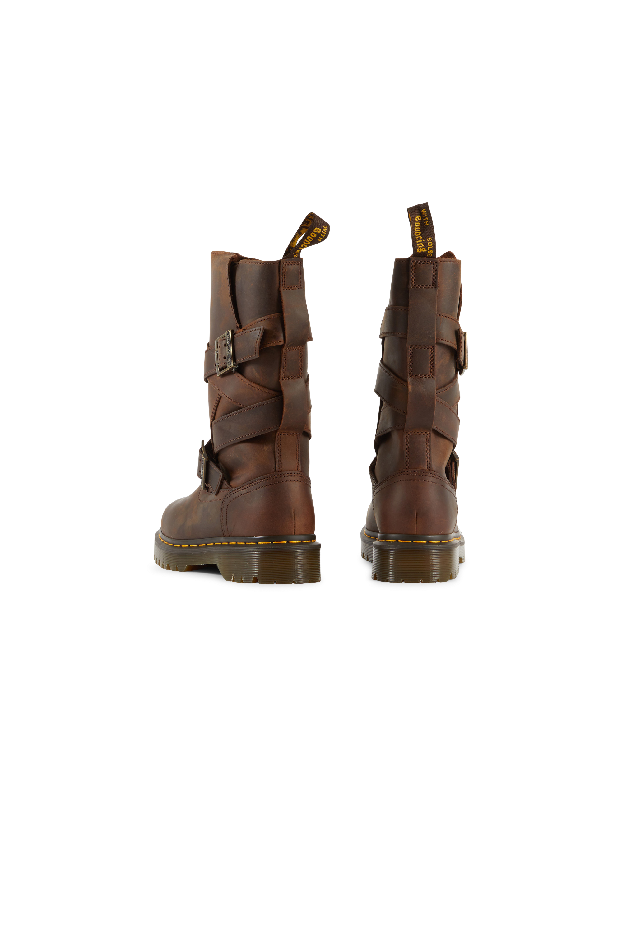 Boots anistone strap DR. MARTENS Marron