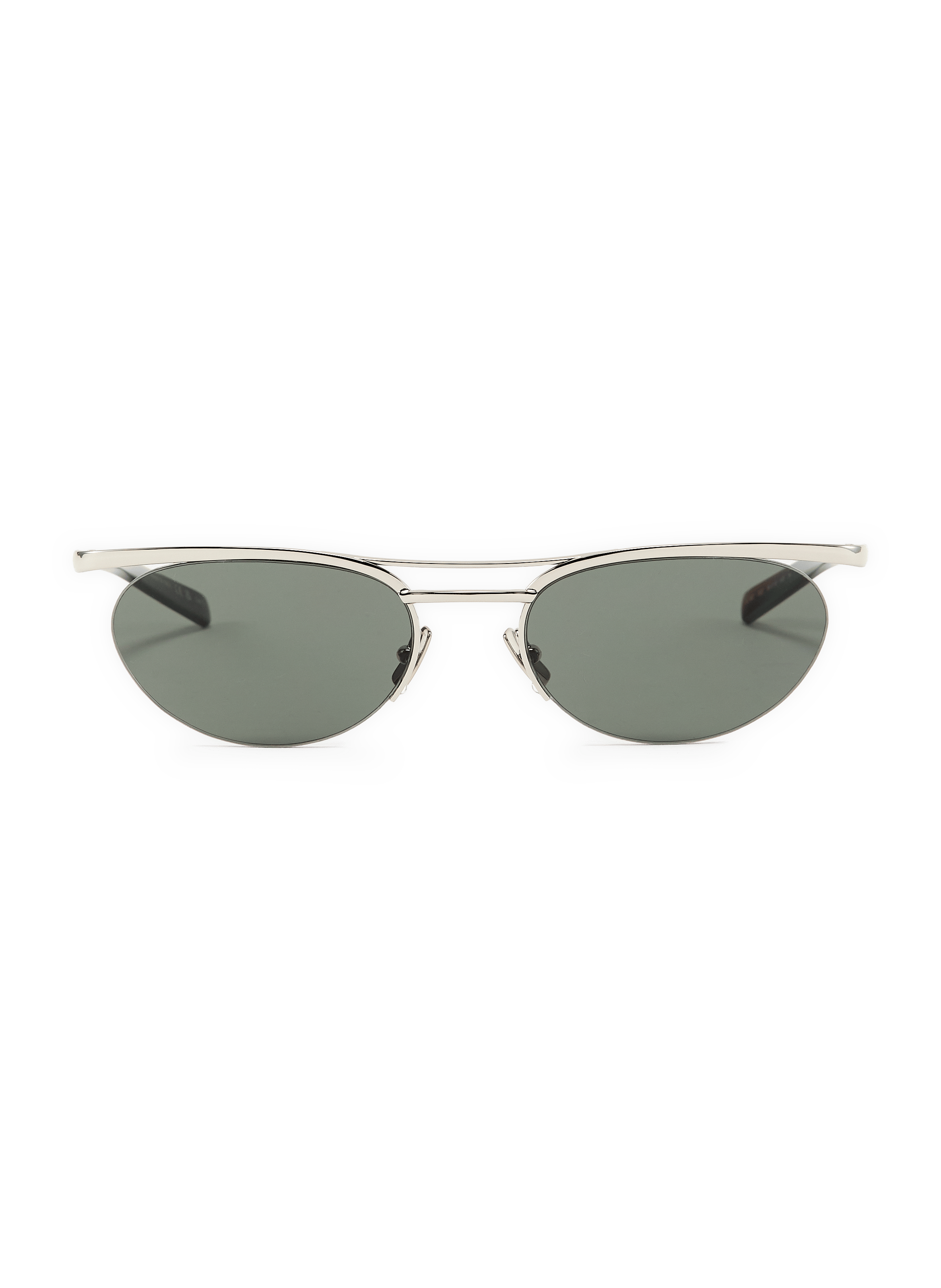 Metallic Sunglasses SAINT LAURENT Silver