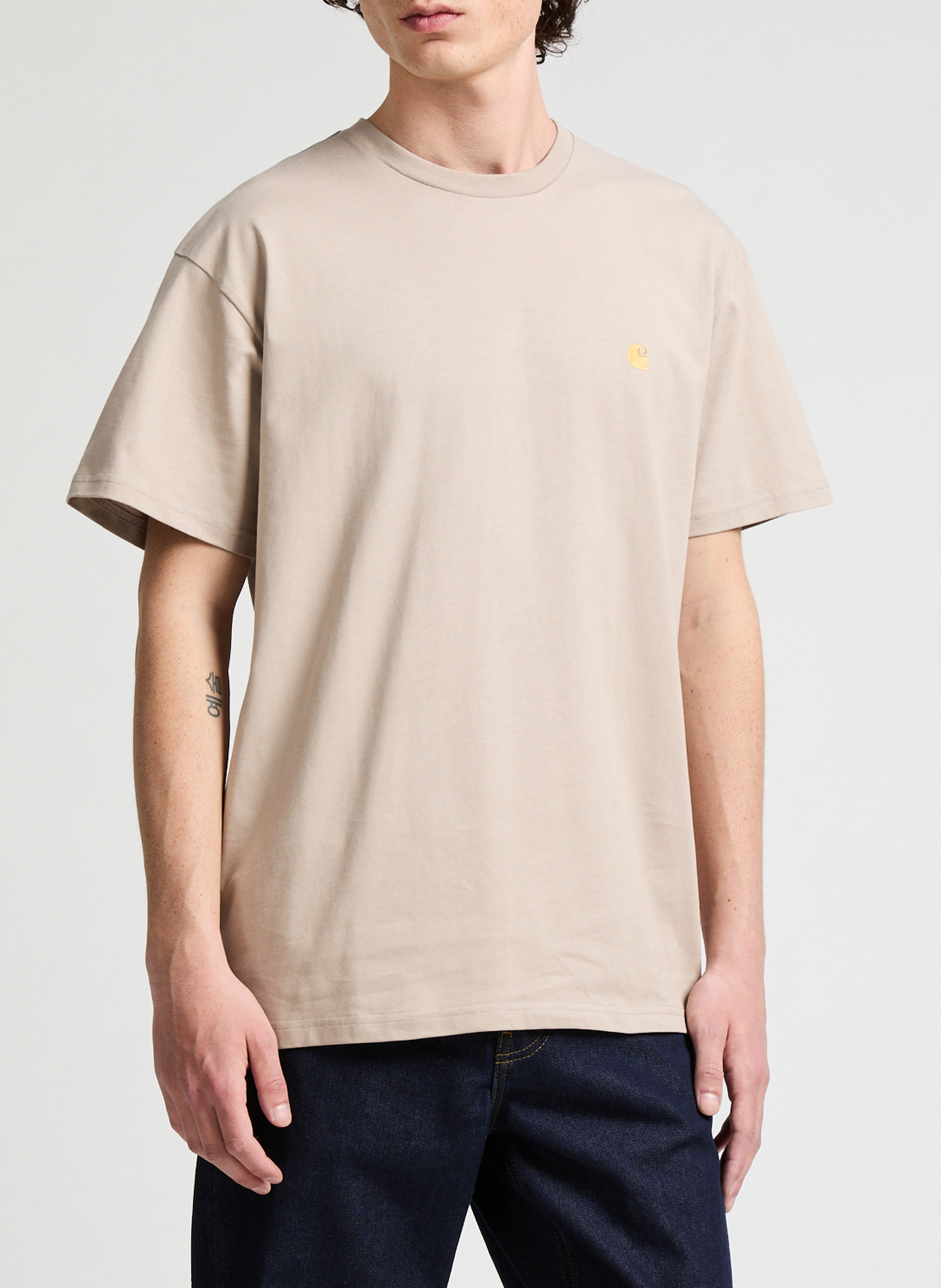 Oversized cotton T-shirt | Beige CARHARTT WIP Men