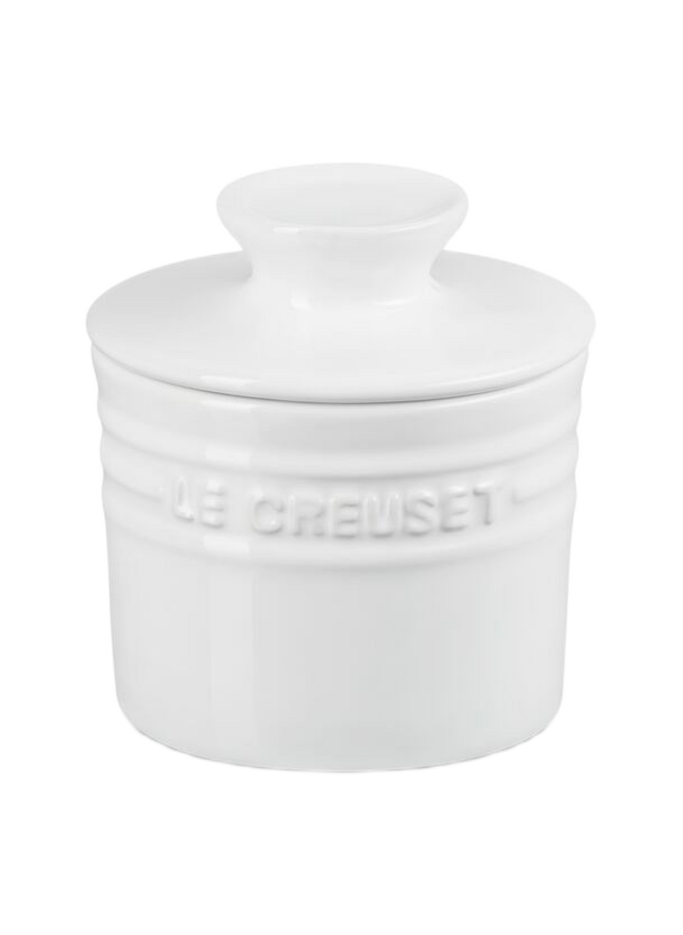 Water ceramic butter dish LE CREUSET White