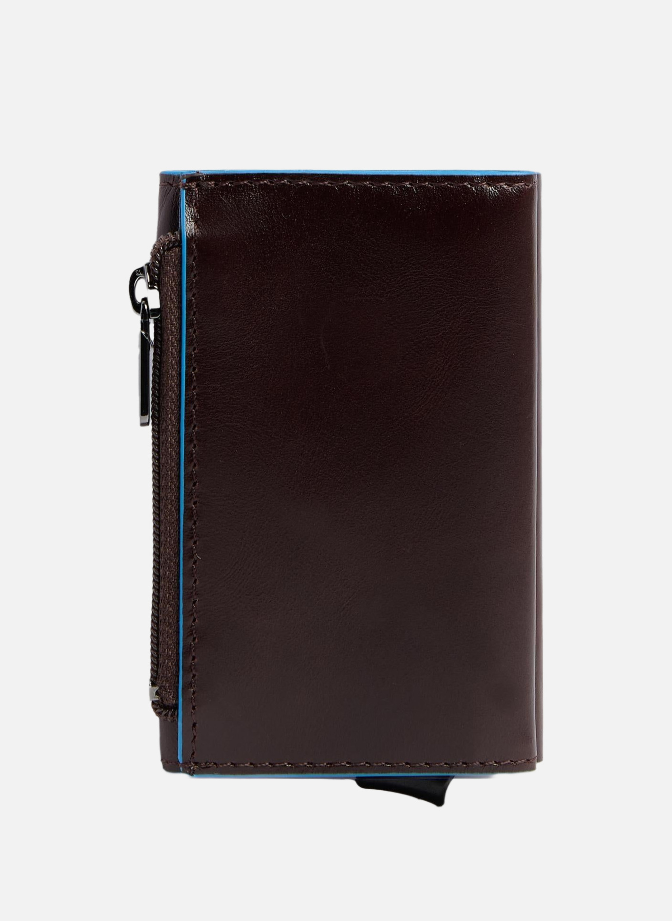 Portefeuille compact pop-up avec porte-monnaie PIQUADRO Marron