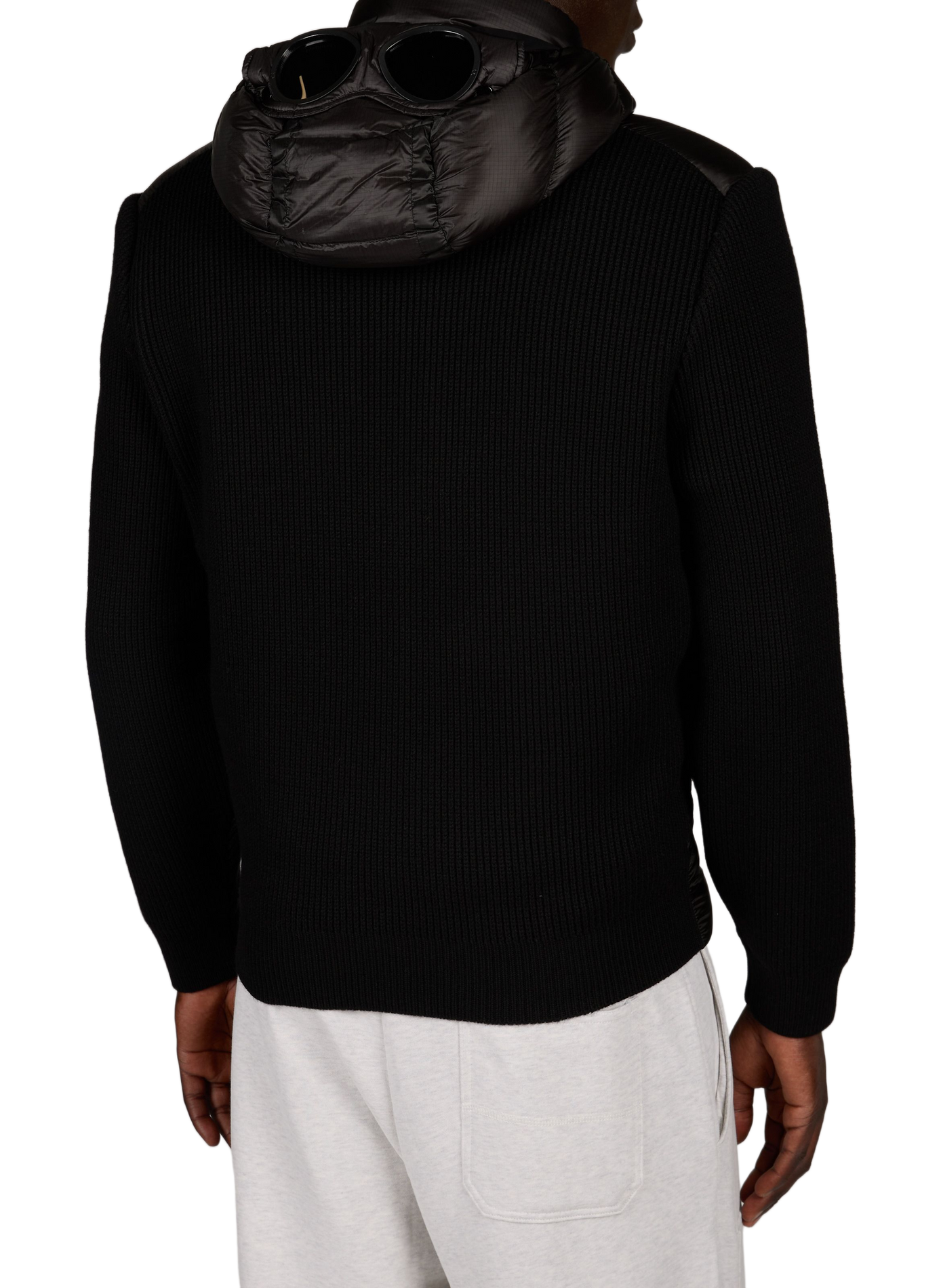 Steppjacke aus Wolle CP COMPANY Schwarz