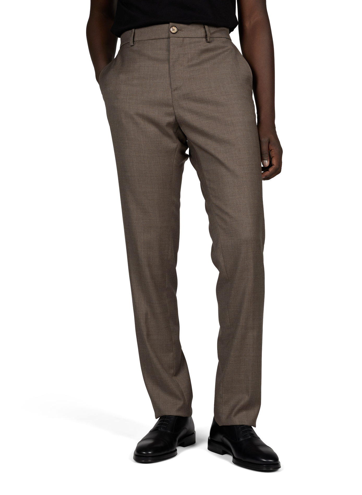 Wool-blend suit trousers PAUL & SHARK Grey