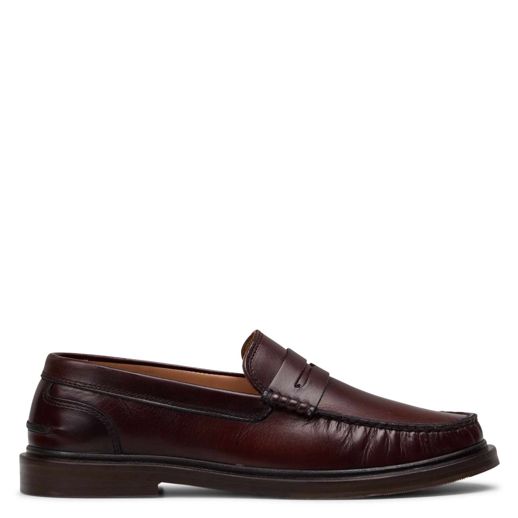 Jessie mocassins van leer BOBBIES Bruin