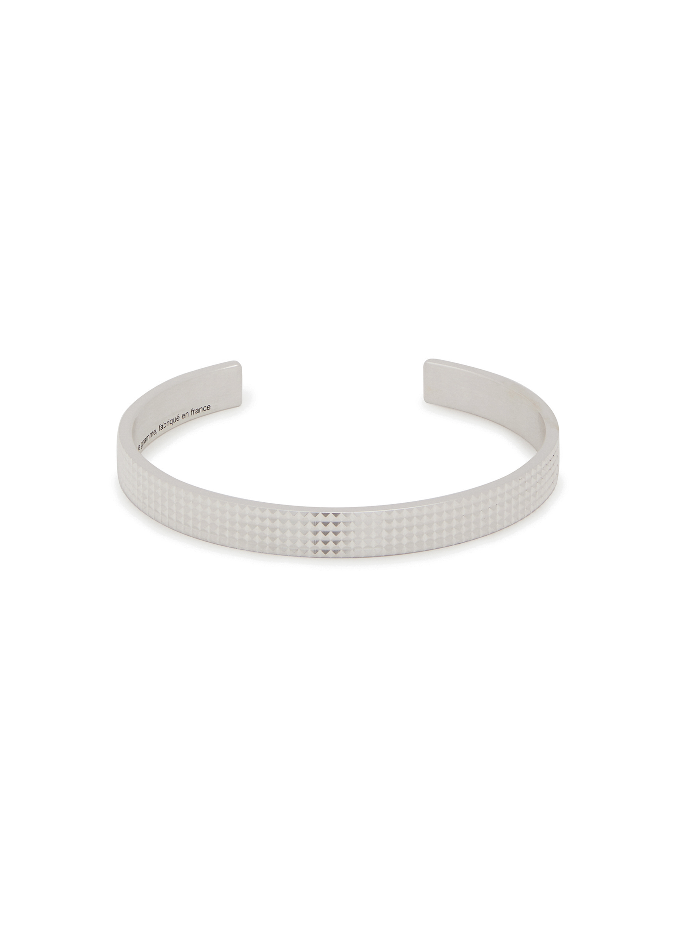 LE GRAMME Silver bangle bracelet Silver