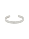 Bracelet ruban guilloché pyramide le 23 g en argent poli | Argent by LE GRAMME LE GRAMME Bracelet ruban guilloché pyramide le 23 g en argent poli | Argent