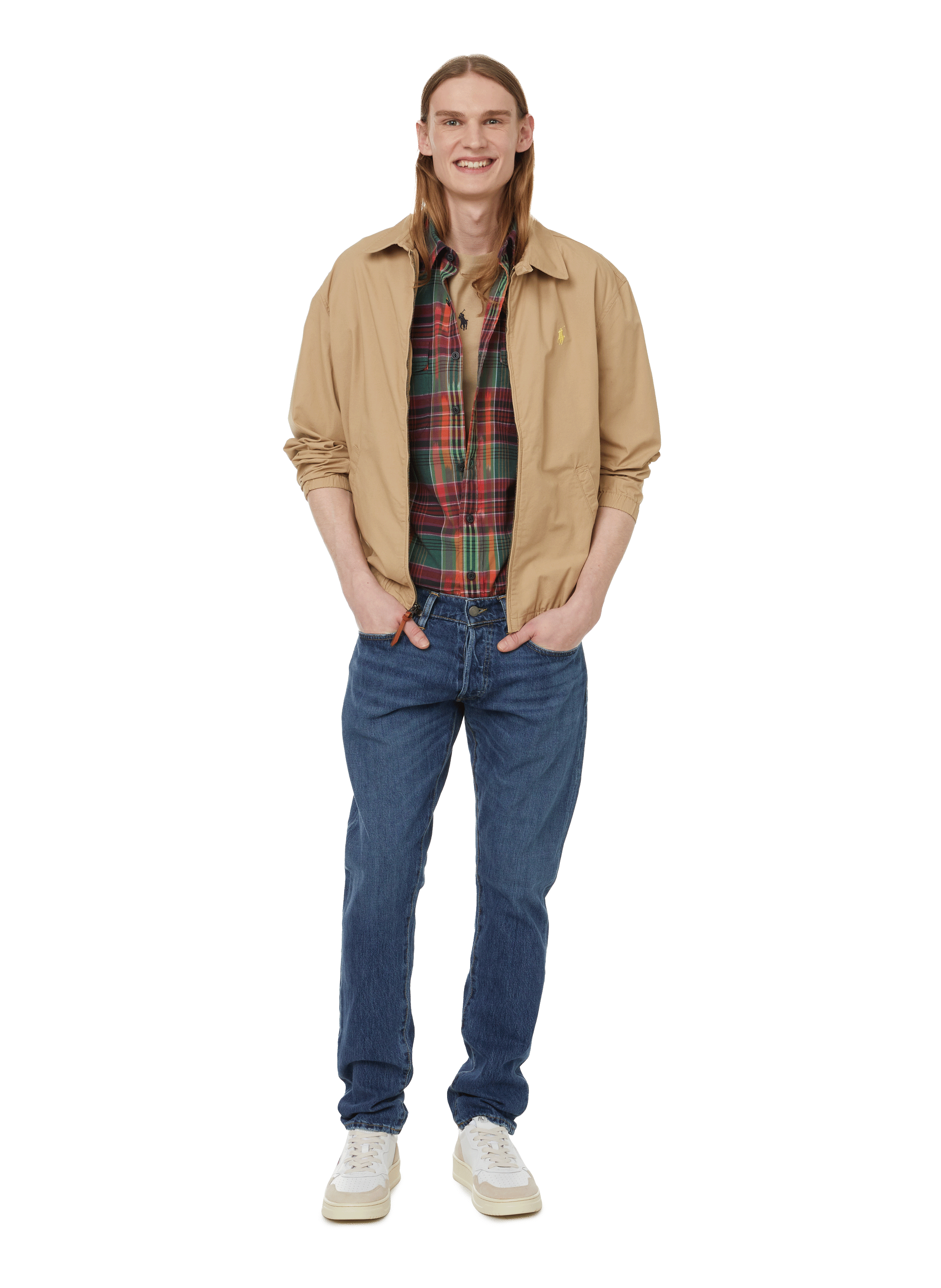 Chemise à carreaux en coton POLO RALPH LAUREN Multicolore